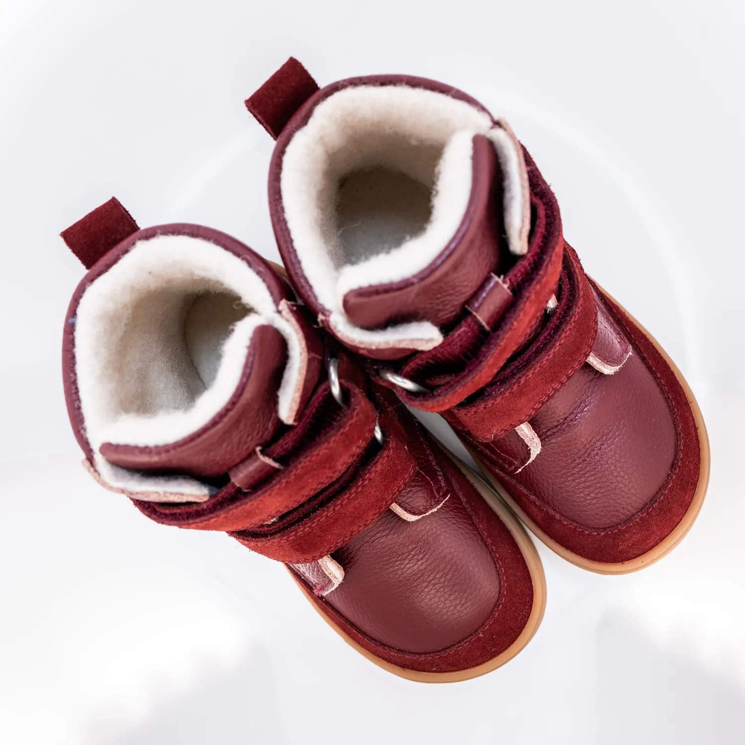 Gogsig Theo Burgundy barfodsvinterstøvle tex-membran