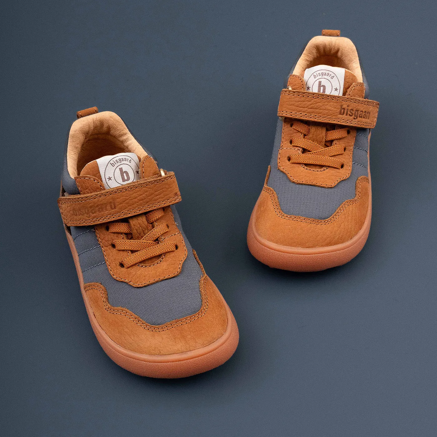 Bisgaard Barefoot Baloo sneaker cognac barfod