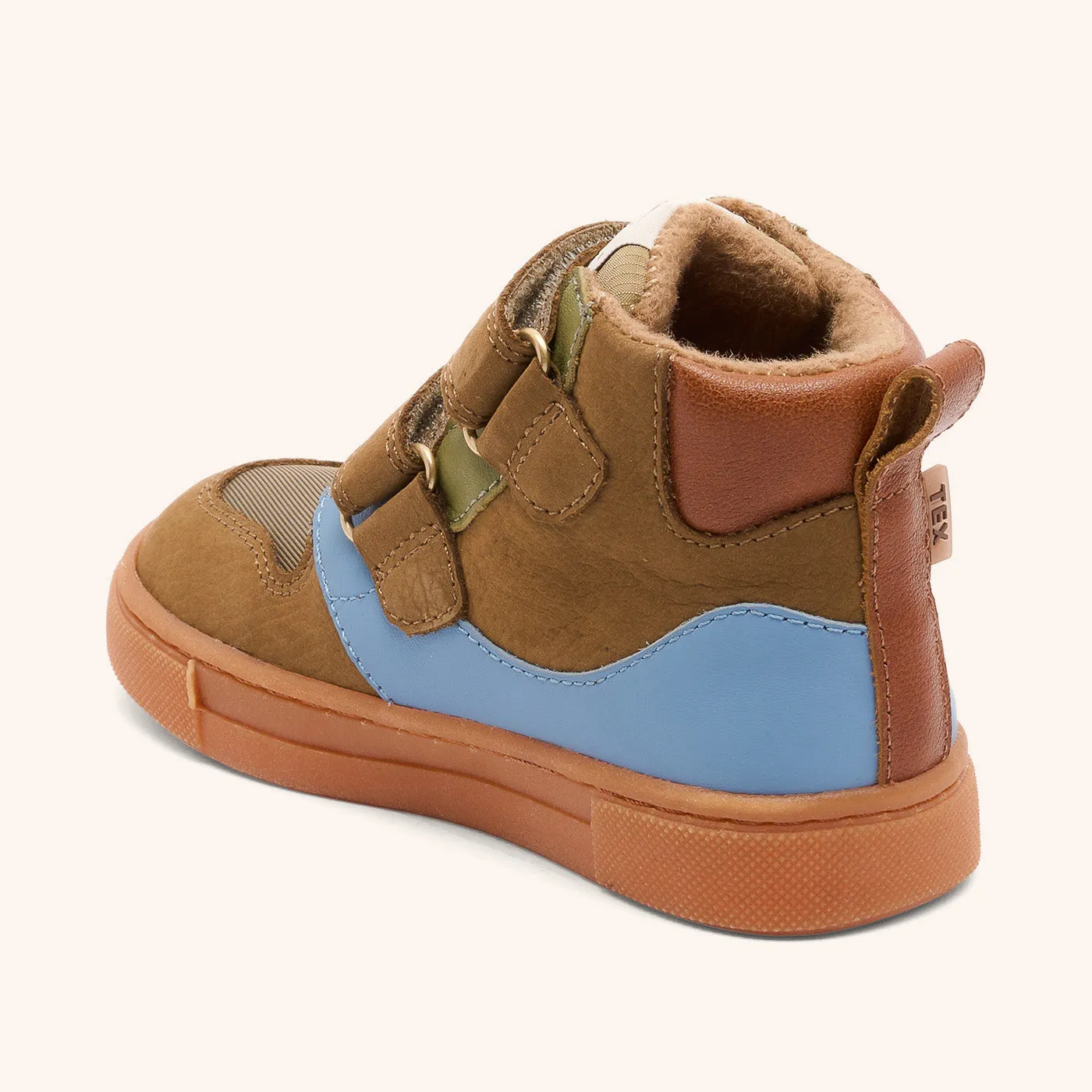 Bisgaard Roy Tex sneaker khaki vandtæt med uld