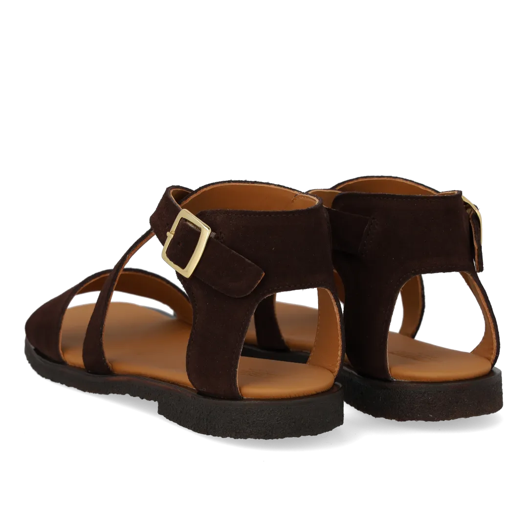 Angulus Sandal med spænde damesandal læder