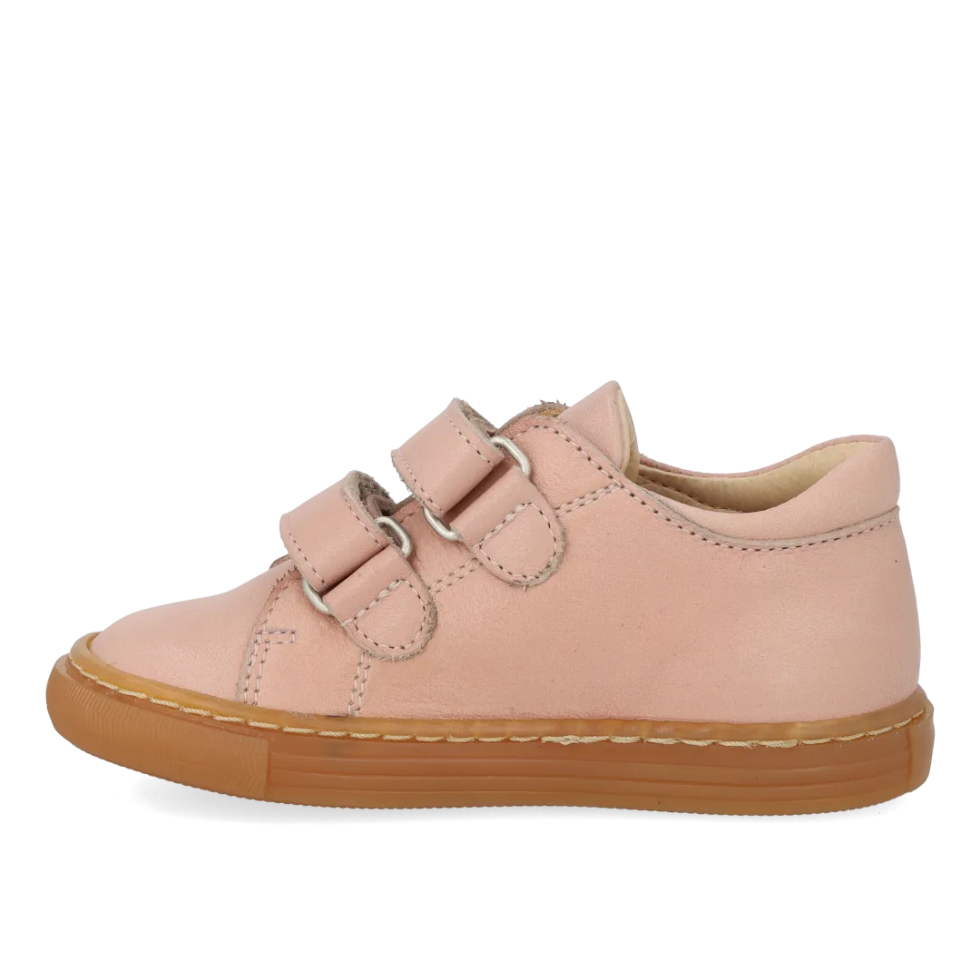 Angulus Begynder sneaker glitterhjerte velcro str 20-25