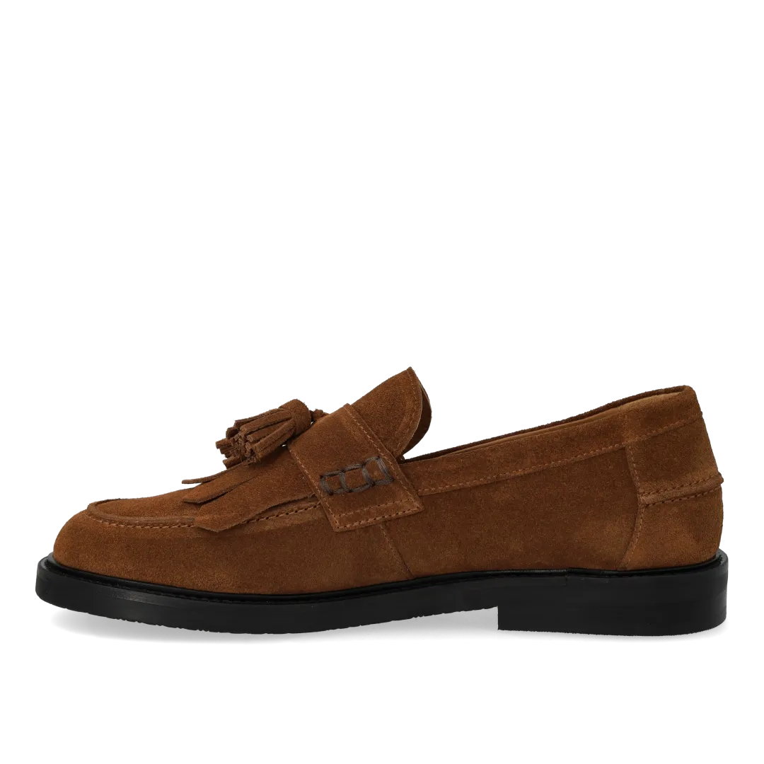 Angulus Loafer bred dame frynser kvast
