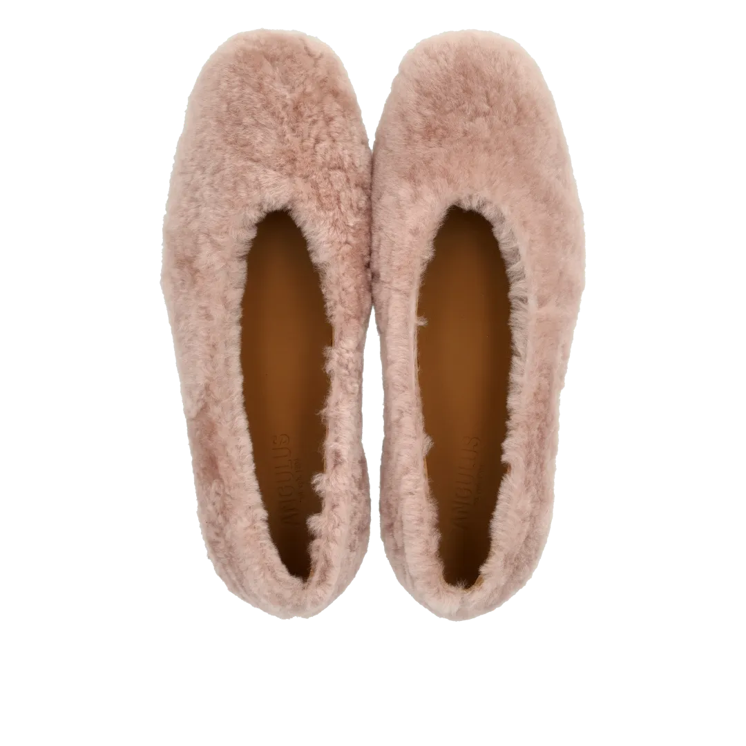 Angulus Ballerina lammeuldspels firkantet beige