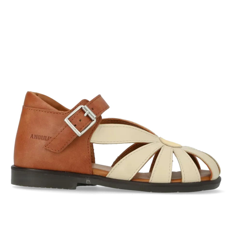 Angulus Margueritte sandal børnesandal læder lukket tå