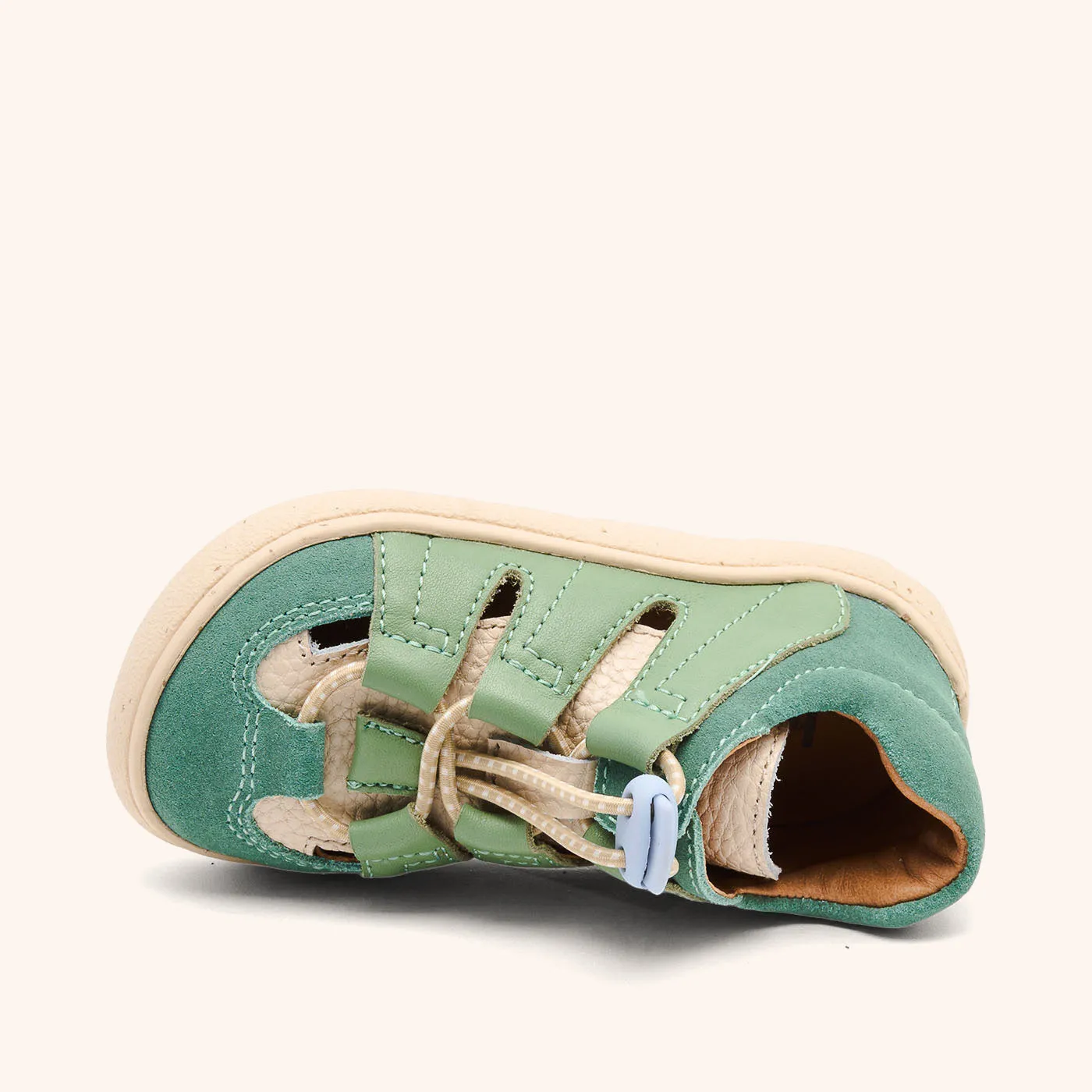 Bisgaard Barefoot Fletcher barfodssko sage – læder