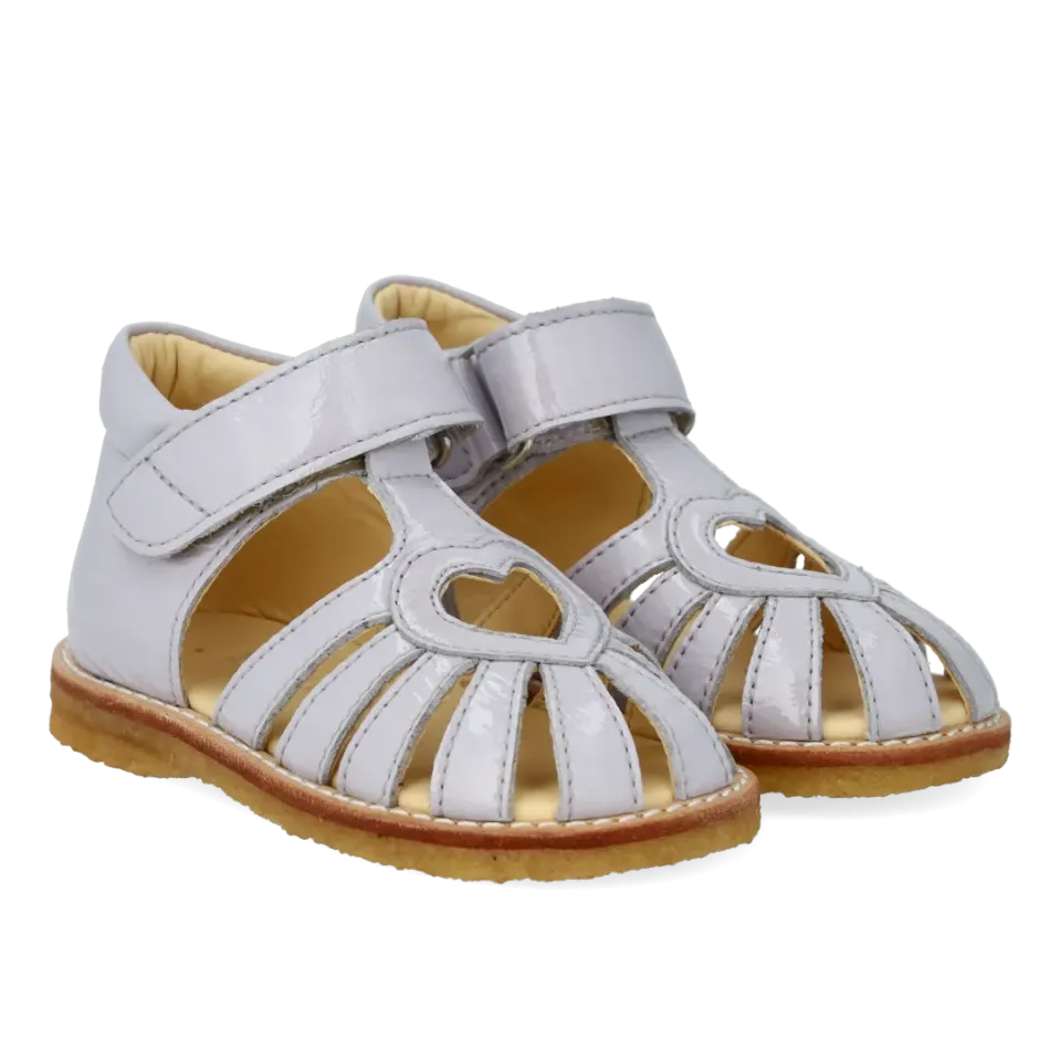 Angulus hjerte begyndersandal læder velcro
