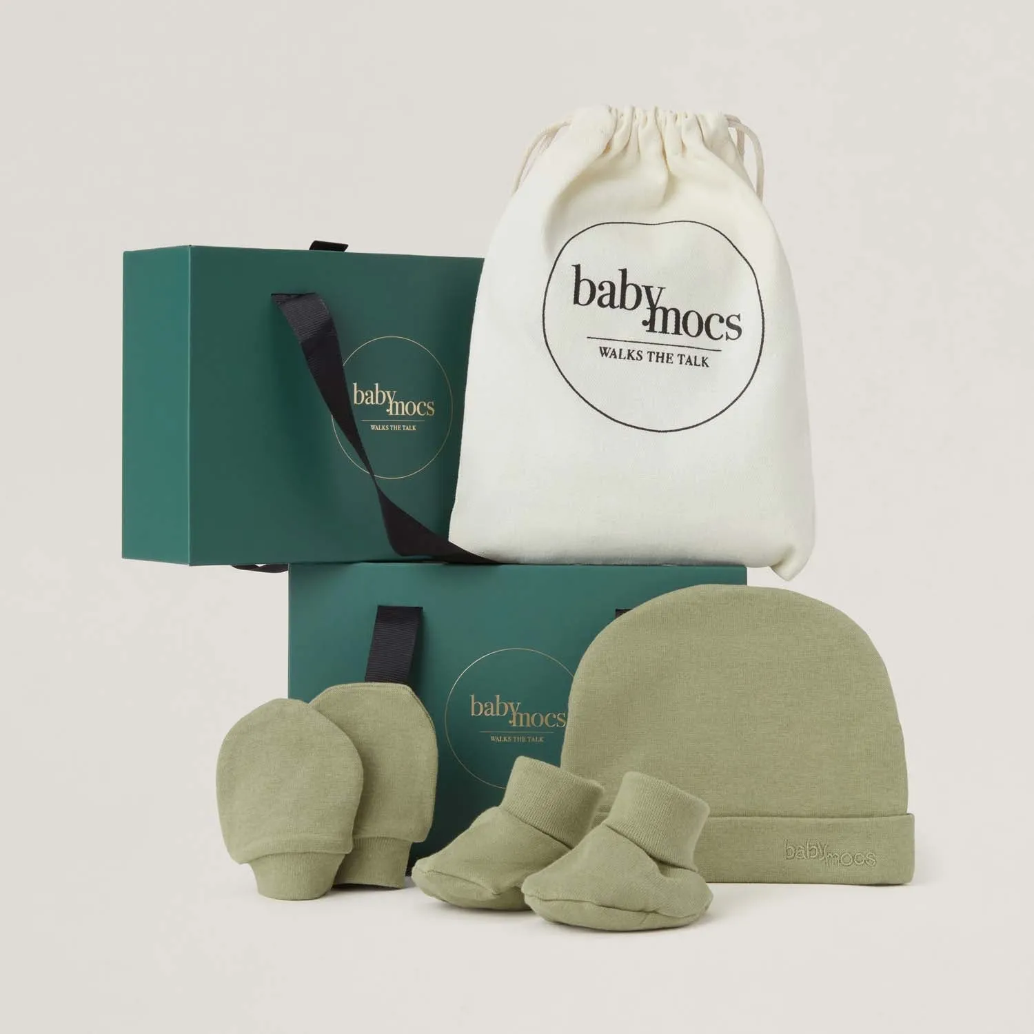 BabyMocs Newborn Kit babysæt økologisk bomuld 0-3 mdr