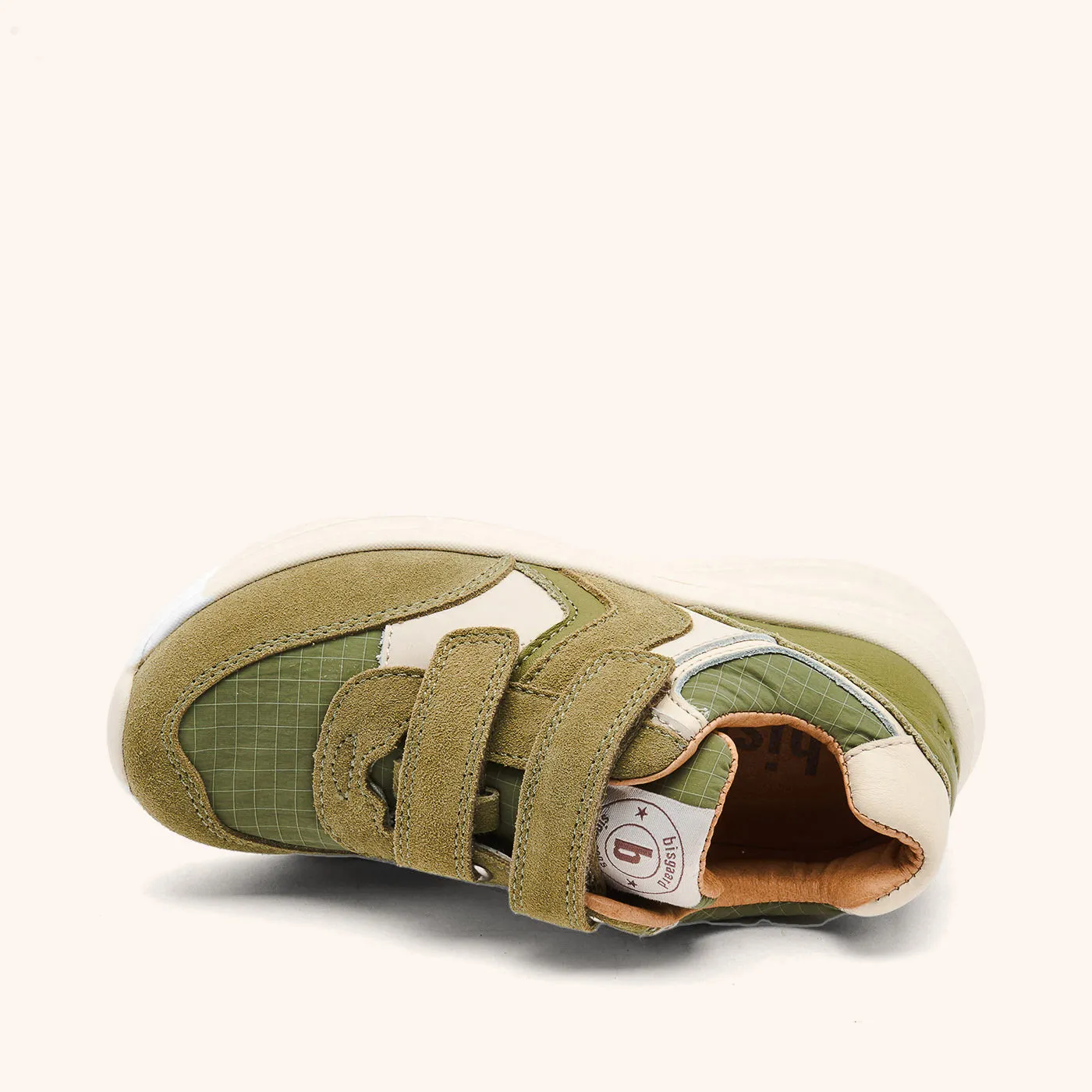 Bisgaard Yuki sneakers sage læder åndbar