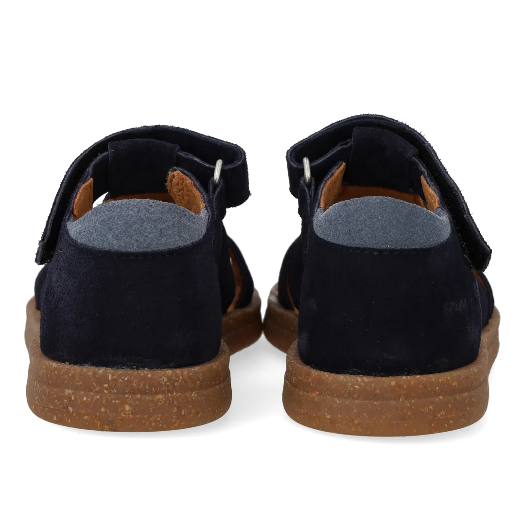 Angulus Sandal Velcrolukning Børnesandal Ruskind