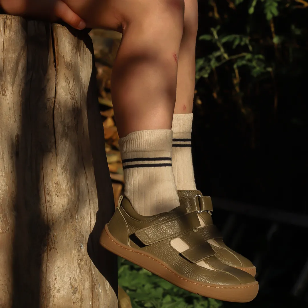 Gogsig MIO barfodssandal børn olive green