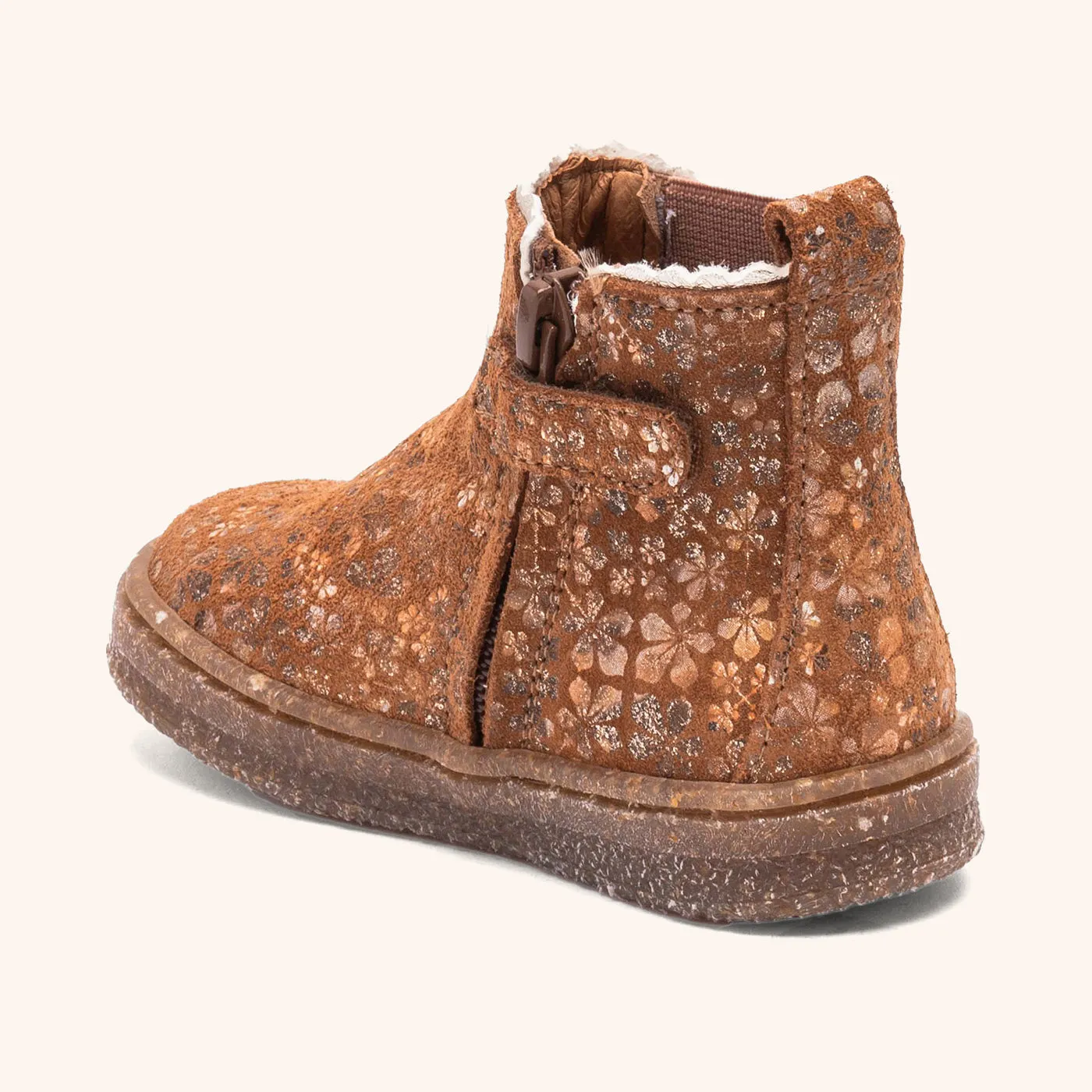 Bisgaard Siggi støvle brown flower læder