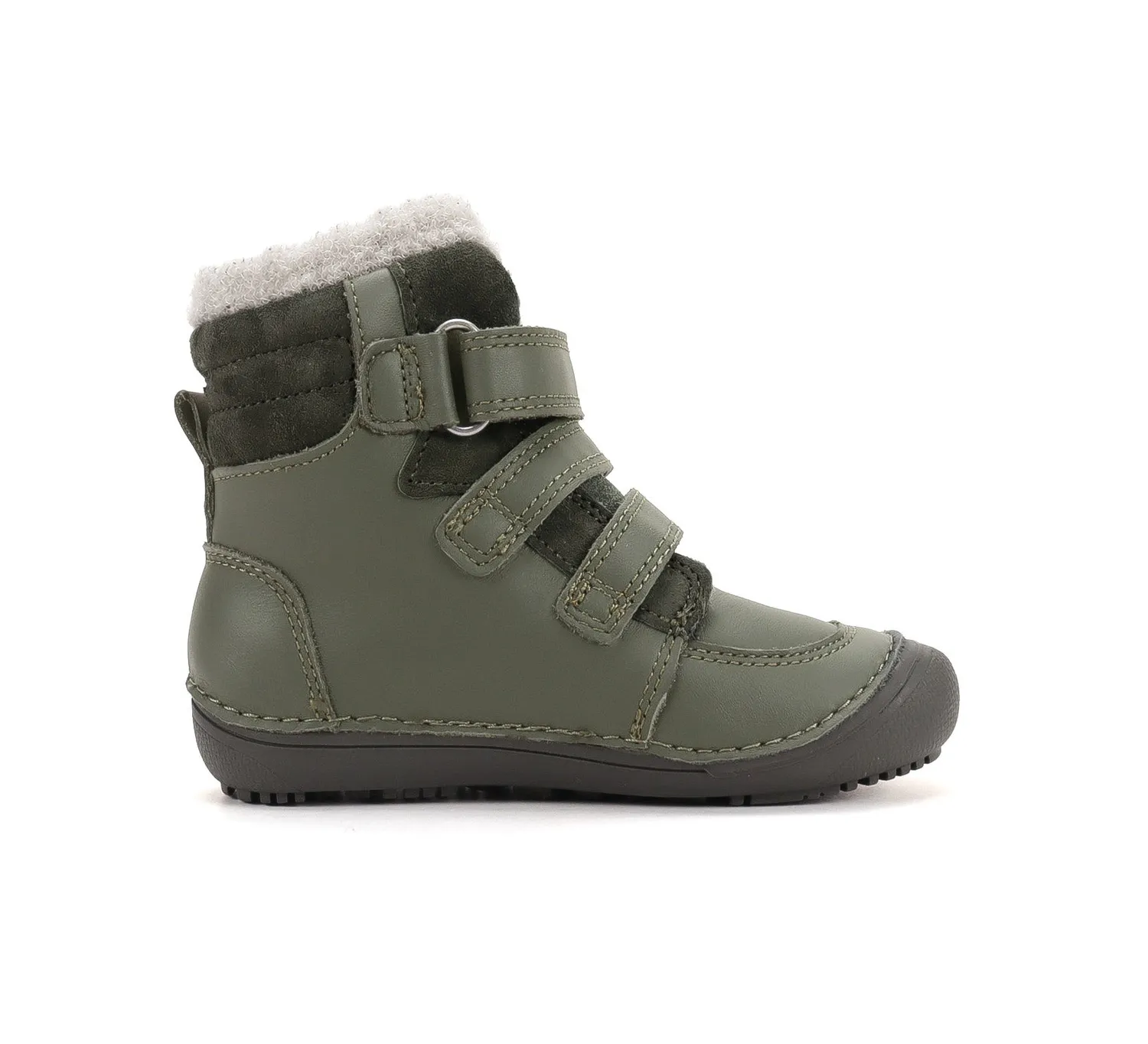 DD Step W063-62643B vinterstøvle dreng barfod