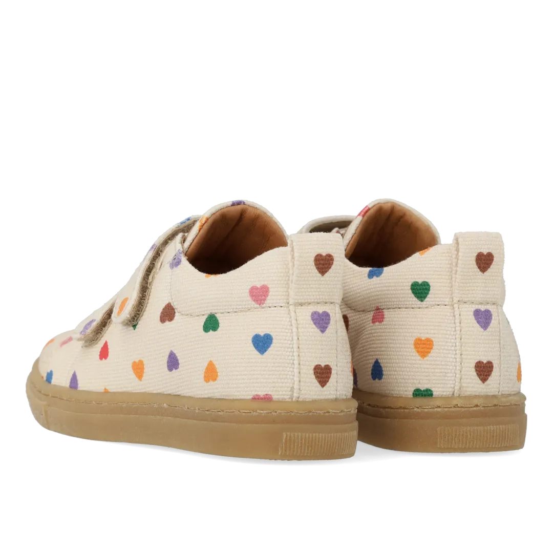 Angulus klassisk sneakers kanvas velcro recycled