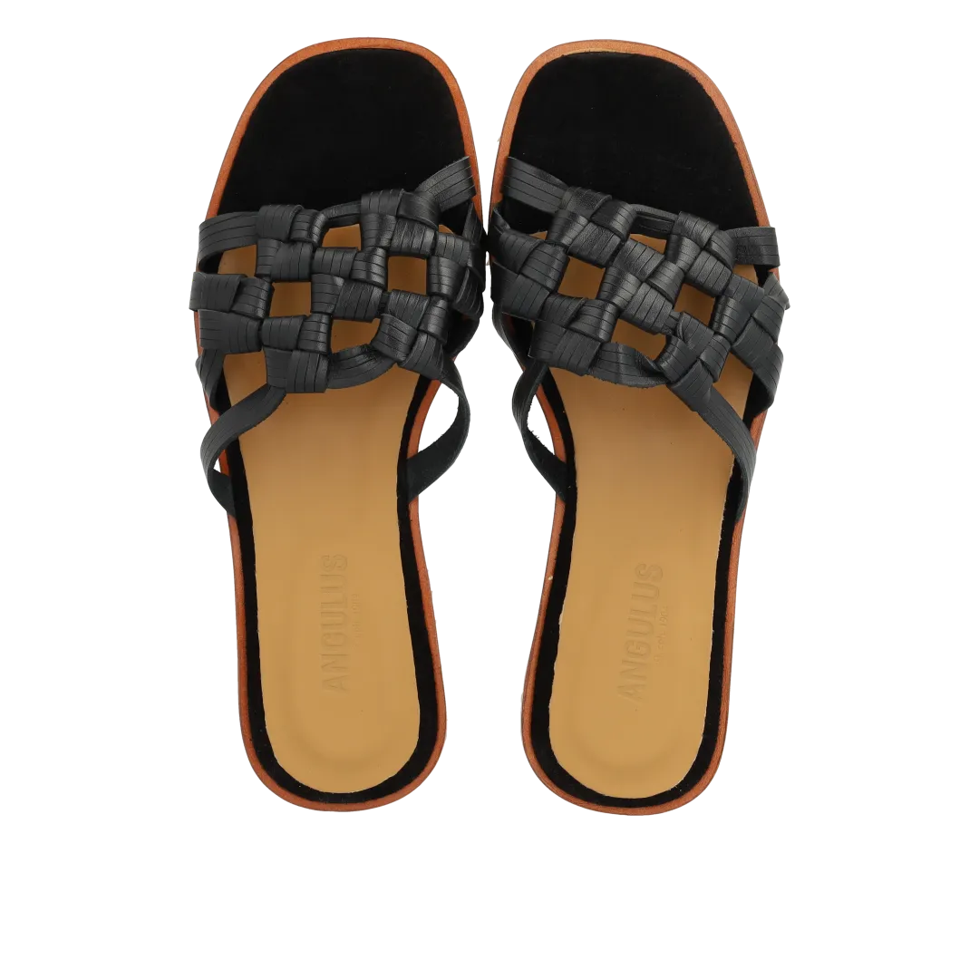 Angulus Slip-on sandal fletdetalje sandal 36-43 halvstr
