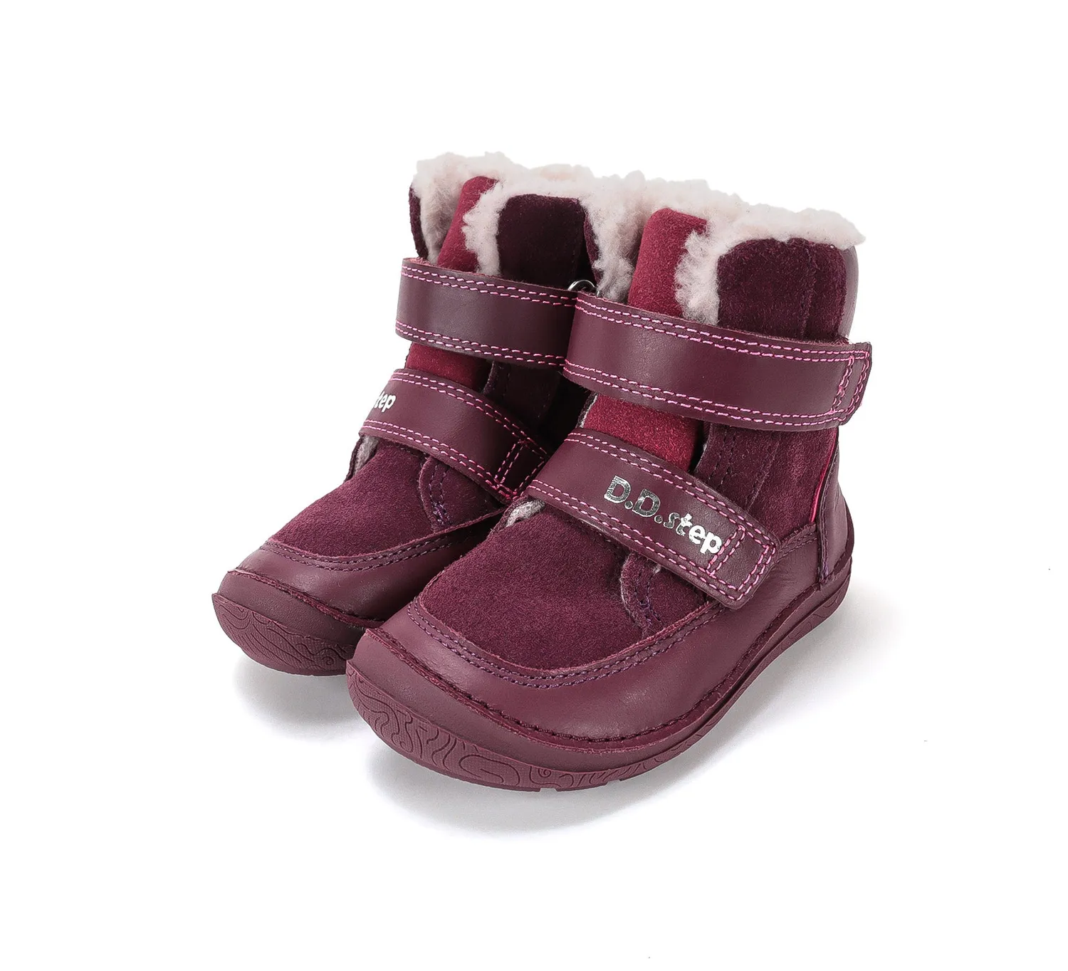 DD Step W116-62185C barfodssko vinter pige foret