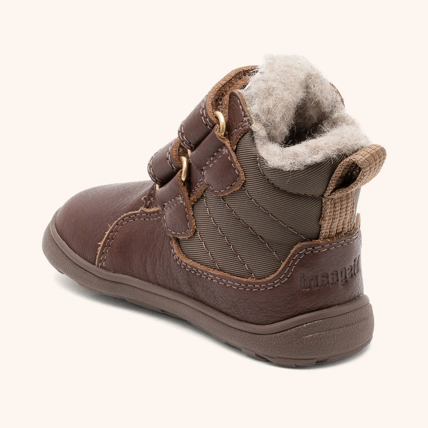 Bisgaard Barefoot Cosmos Tex støvle dark brown tex