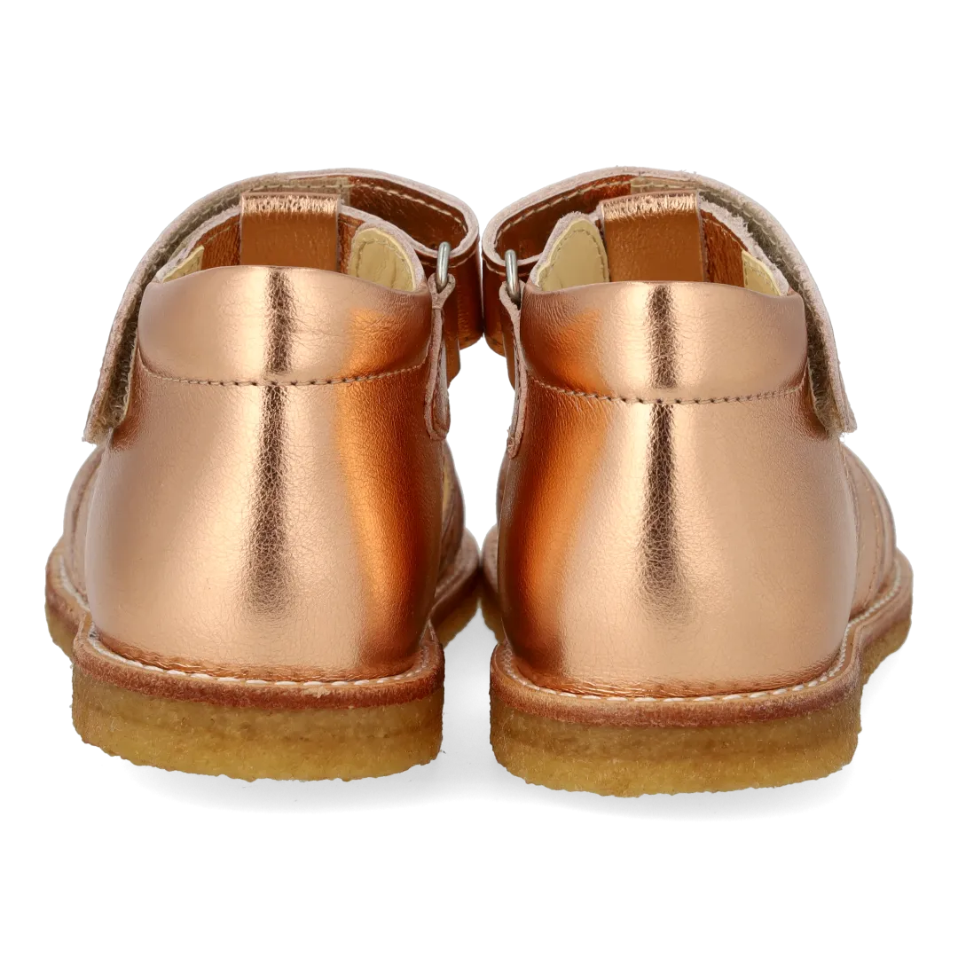 Angulus Begynder Hjertesandal Sandal Læder Velcro