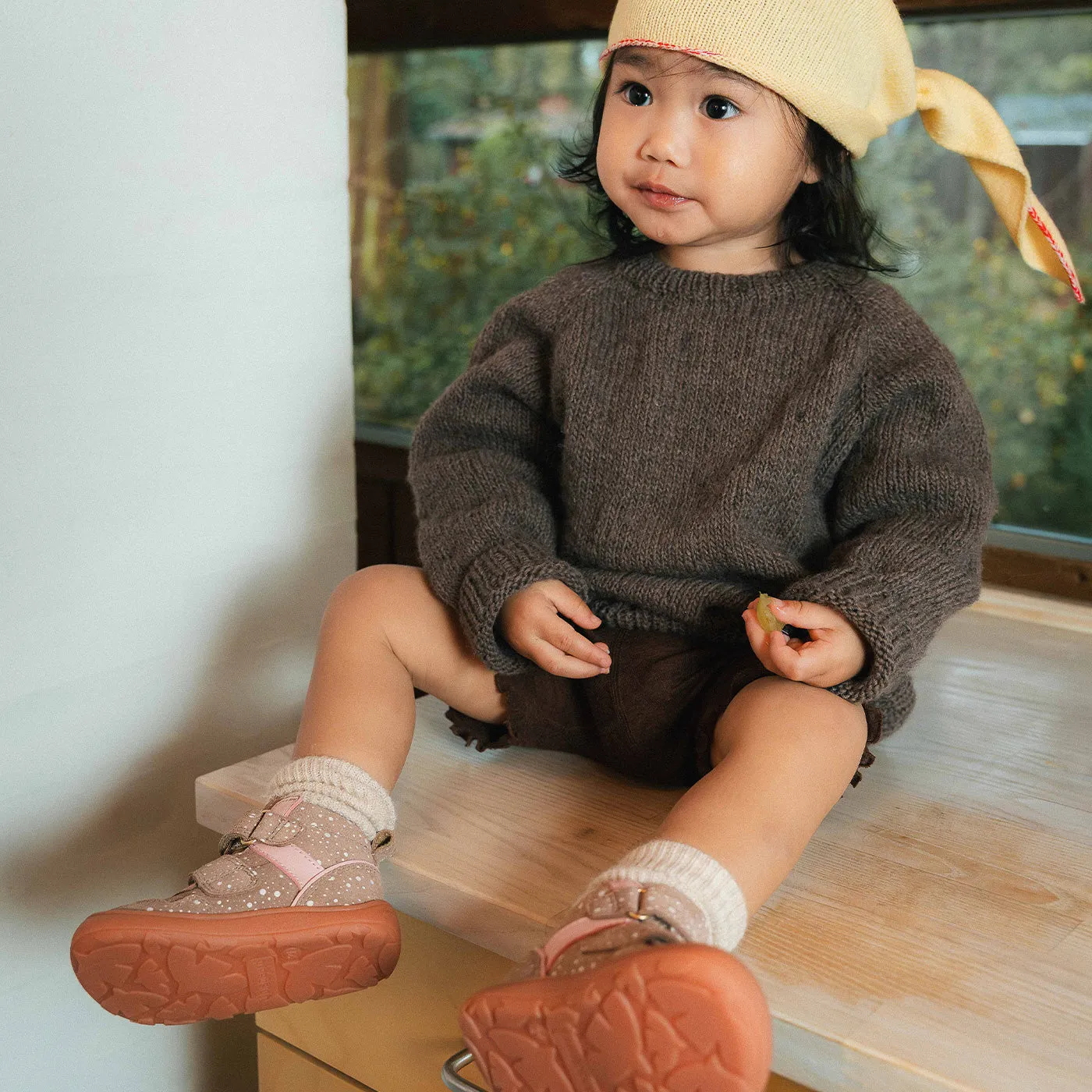 Bisgaard Barefoot Becky sneaker læder bred barfodssål