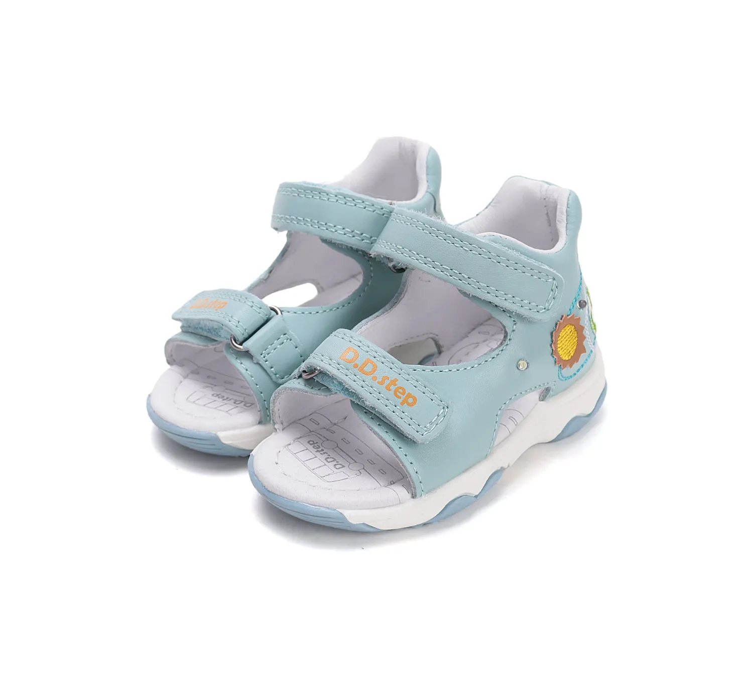 DD Step G064-61462B sandal til dreng med lys bred