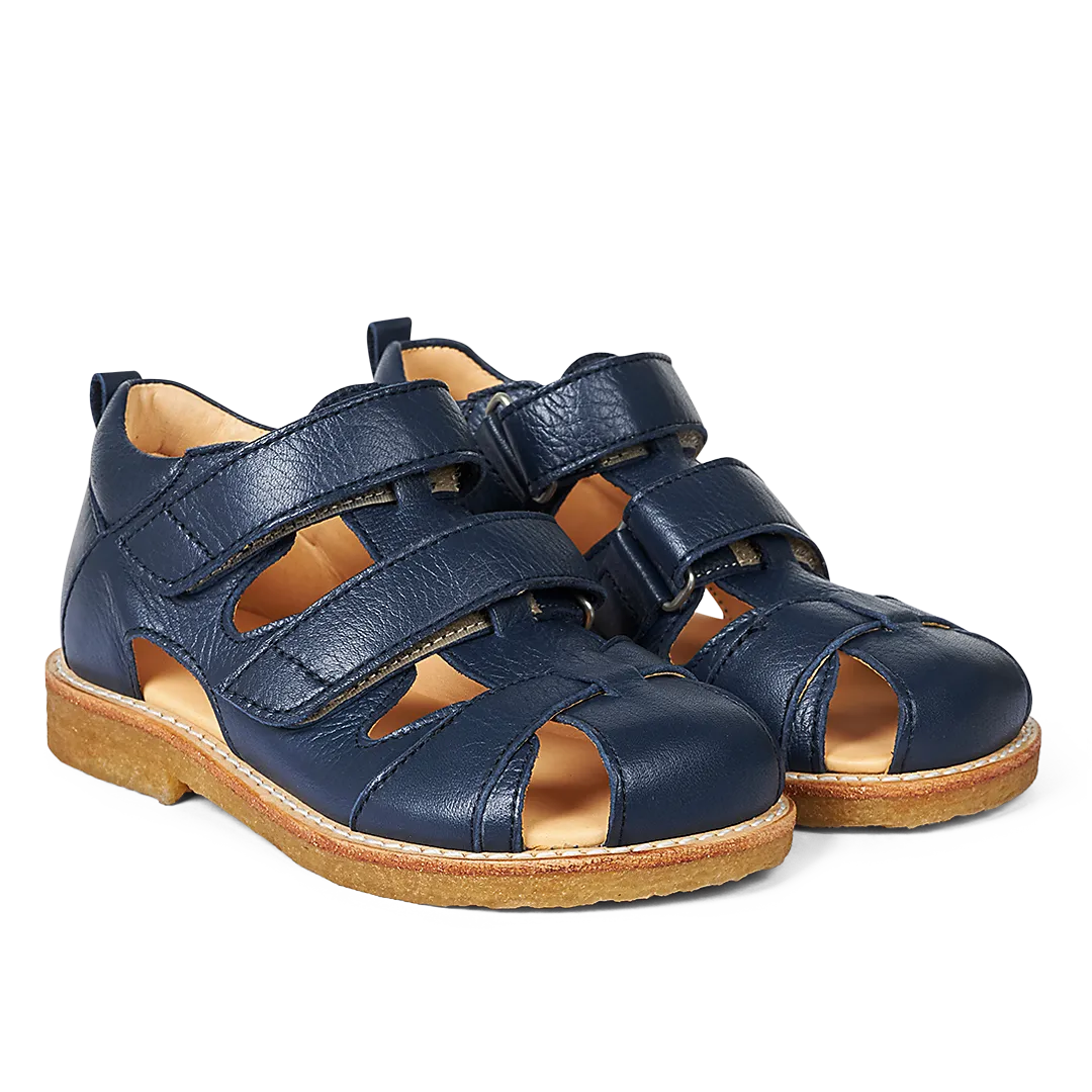 Angulus Sandal med velcro børnesandal læder