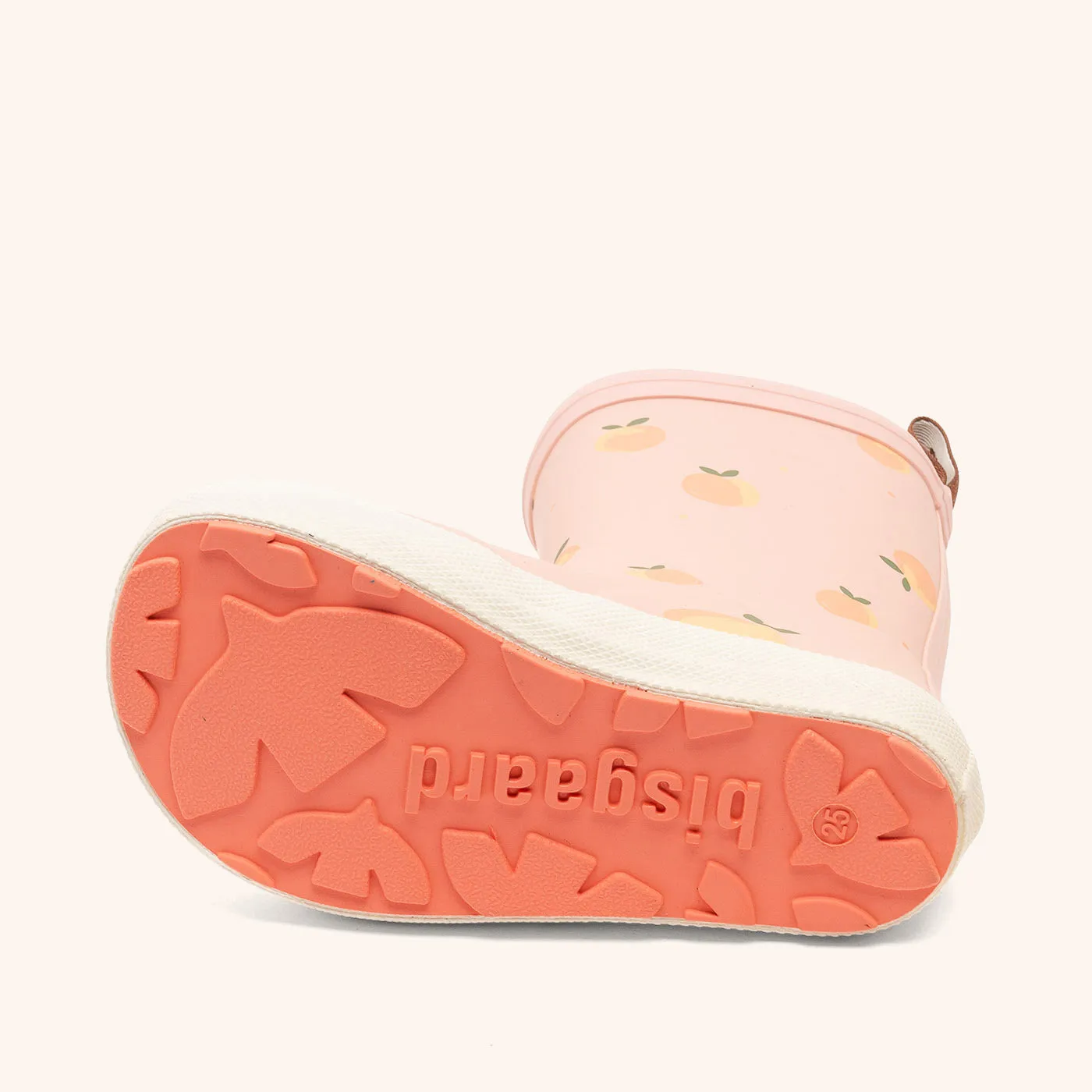 Bisgaard Barefoot High Rubber gummistøvle peach
