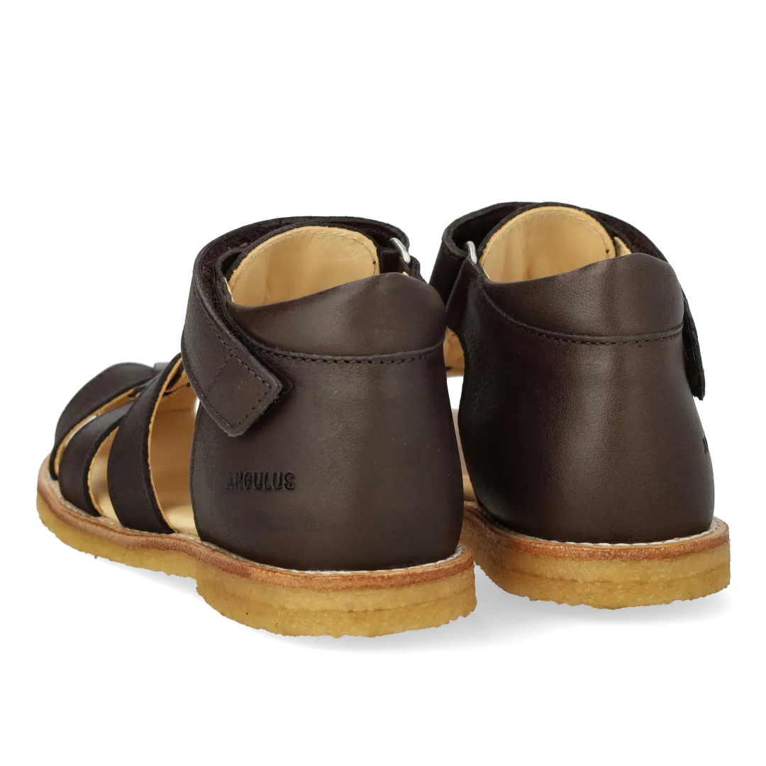 Angulus Begynder Fisherman sandal baby læder velcro