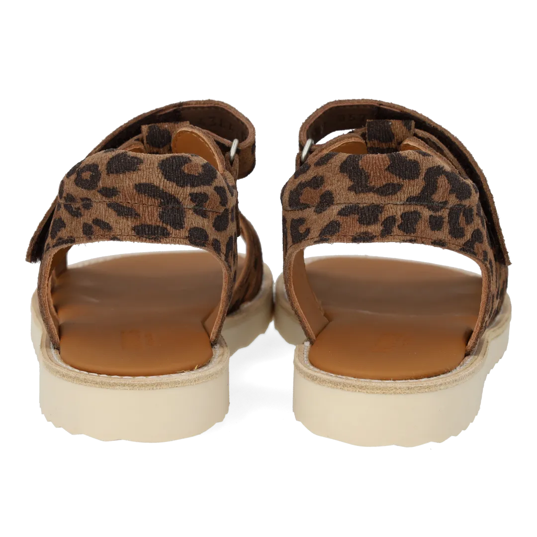 Angulus T-rem sandal velcro børnesandal læder