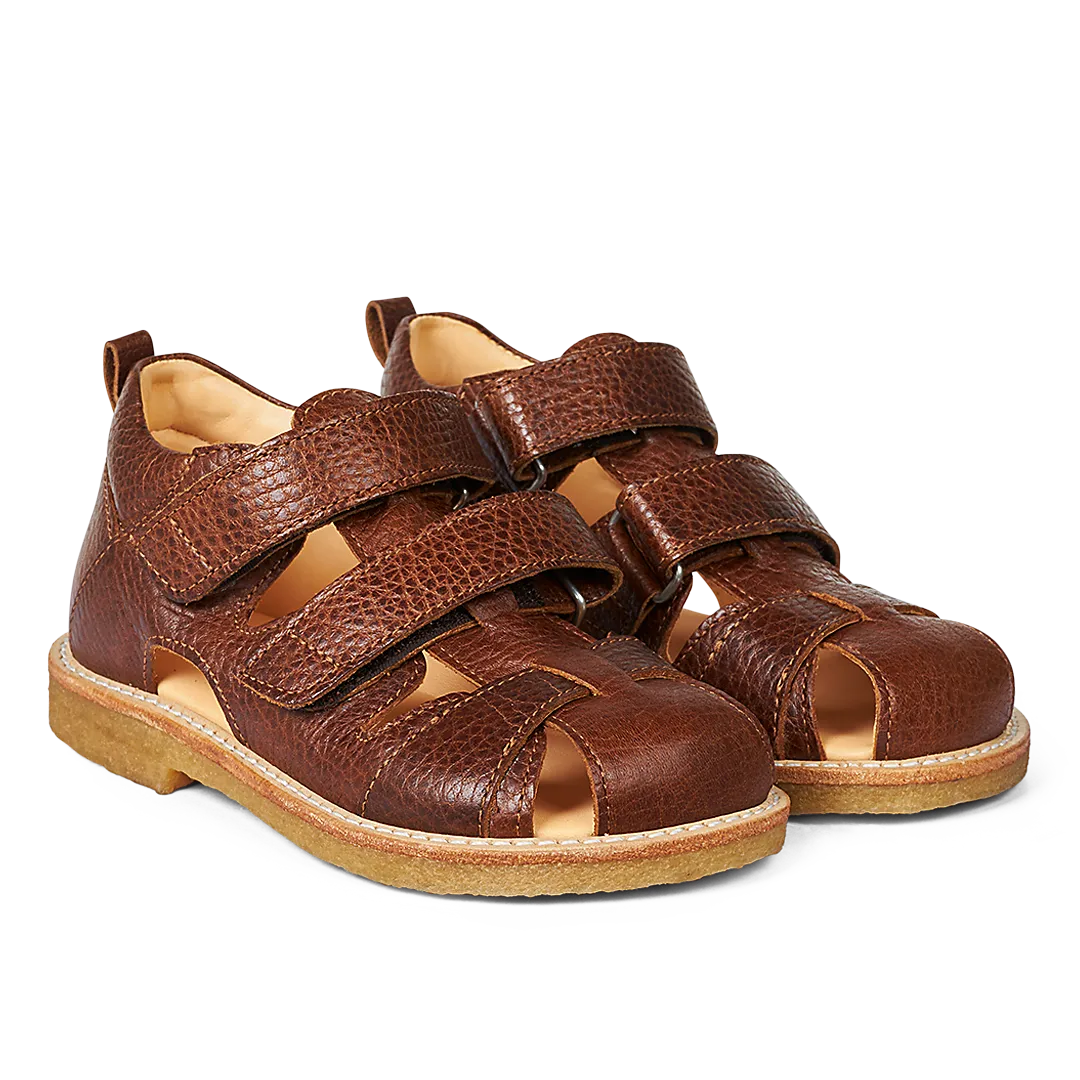 Angulus Sandal Velcro børnesandal læder