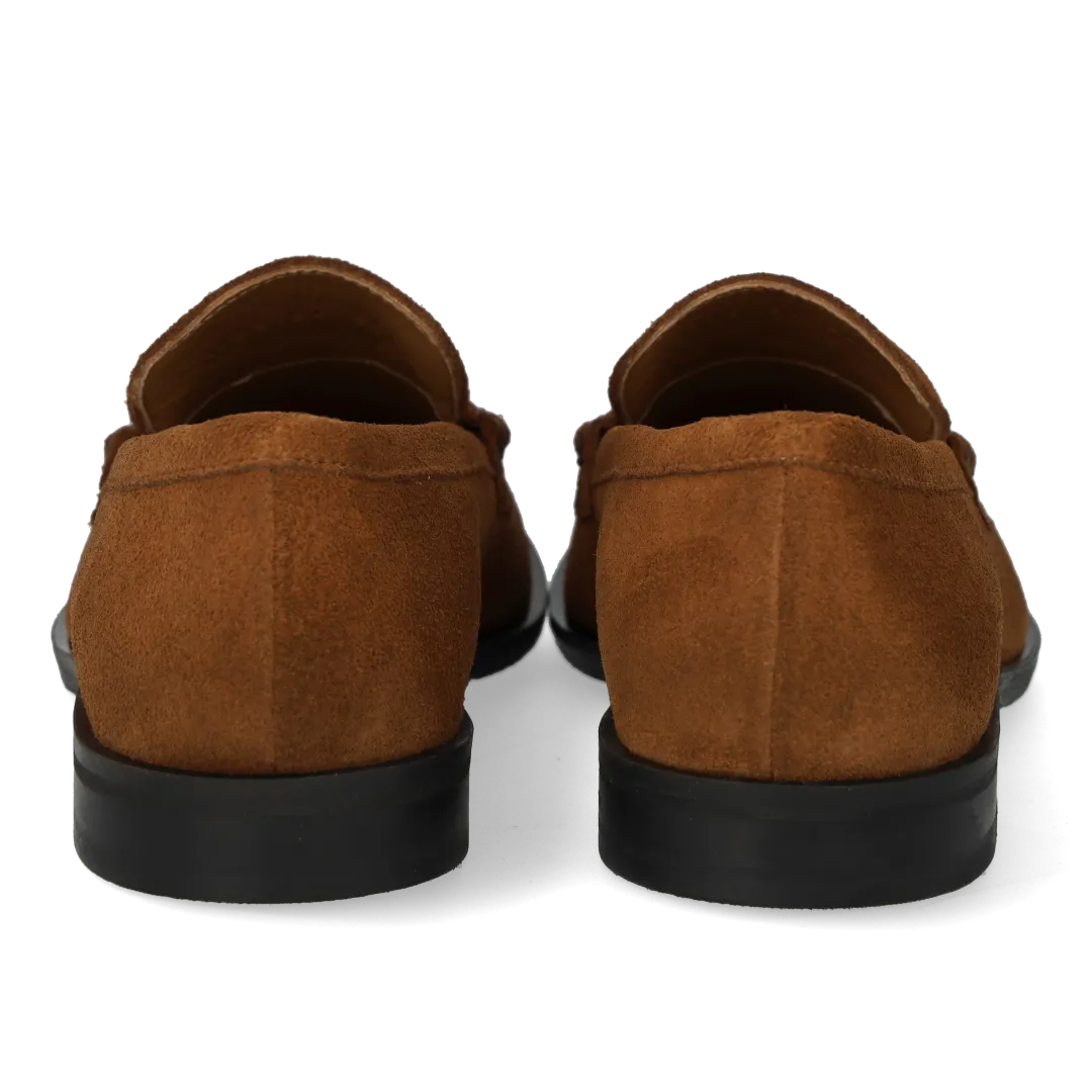 Angulus Loafer med fletdetalje damesko i læder