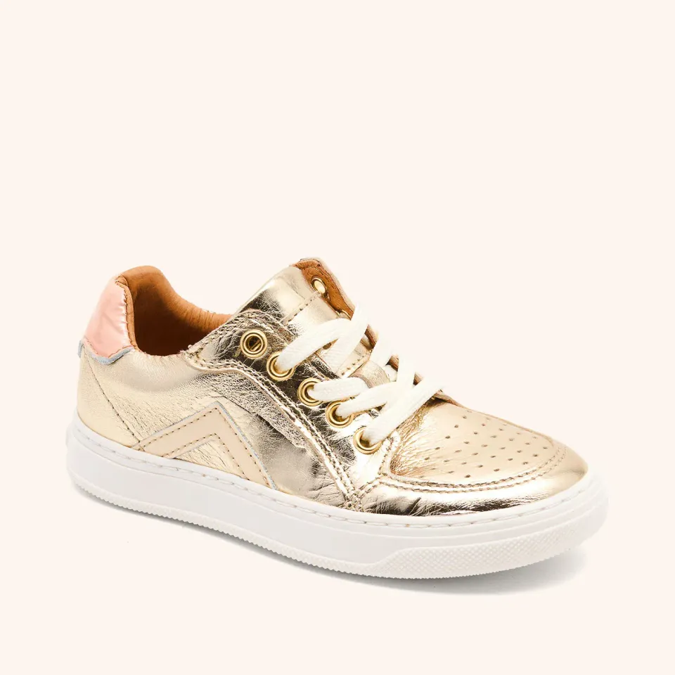Bisgaard Colin sneaker gold blødt læder