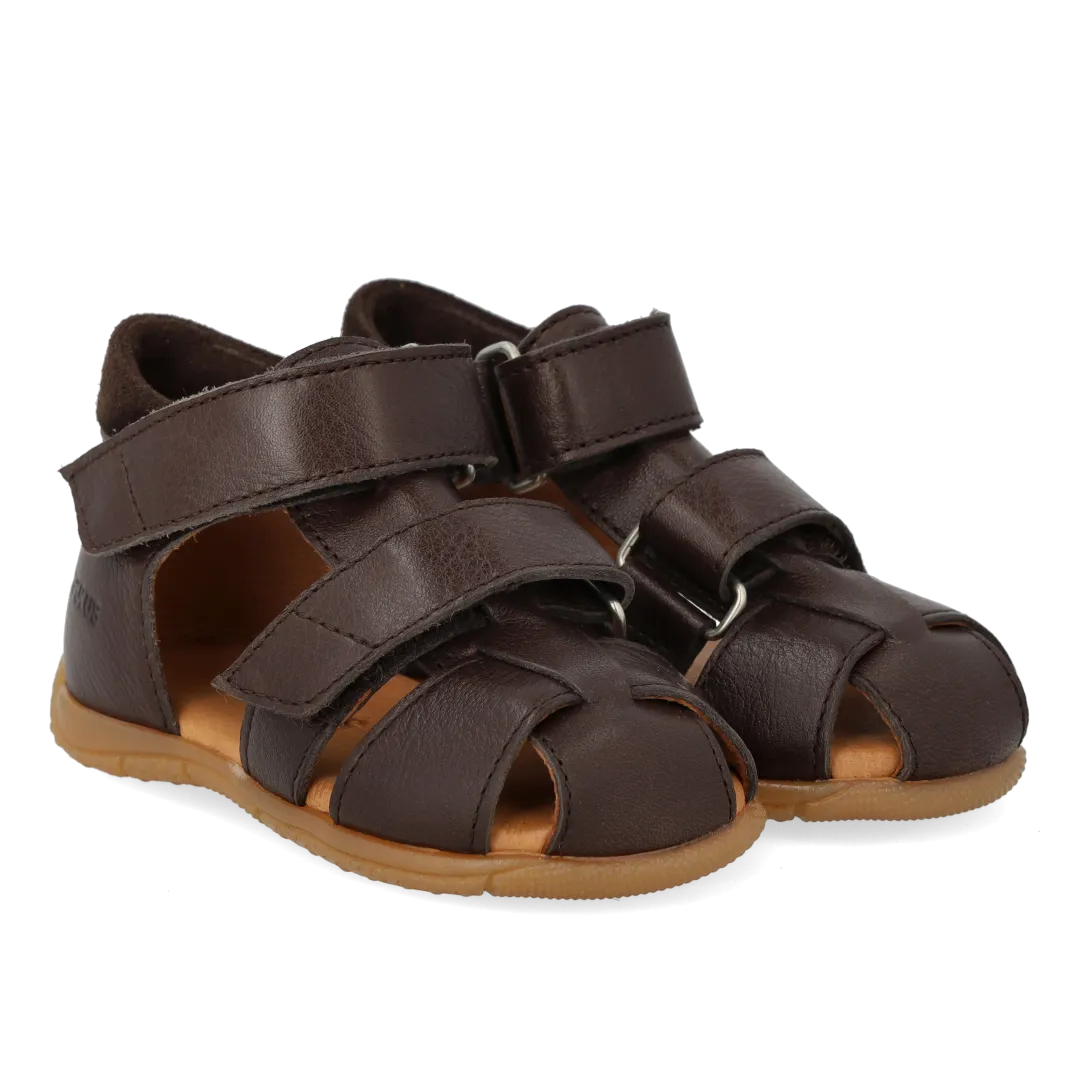 Angulus Sandal dobbelt velcro begyndersandal læder