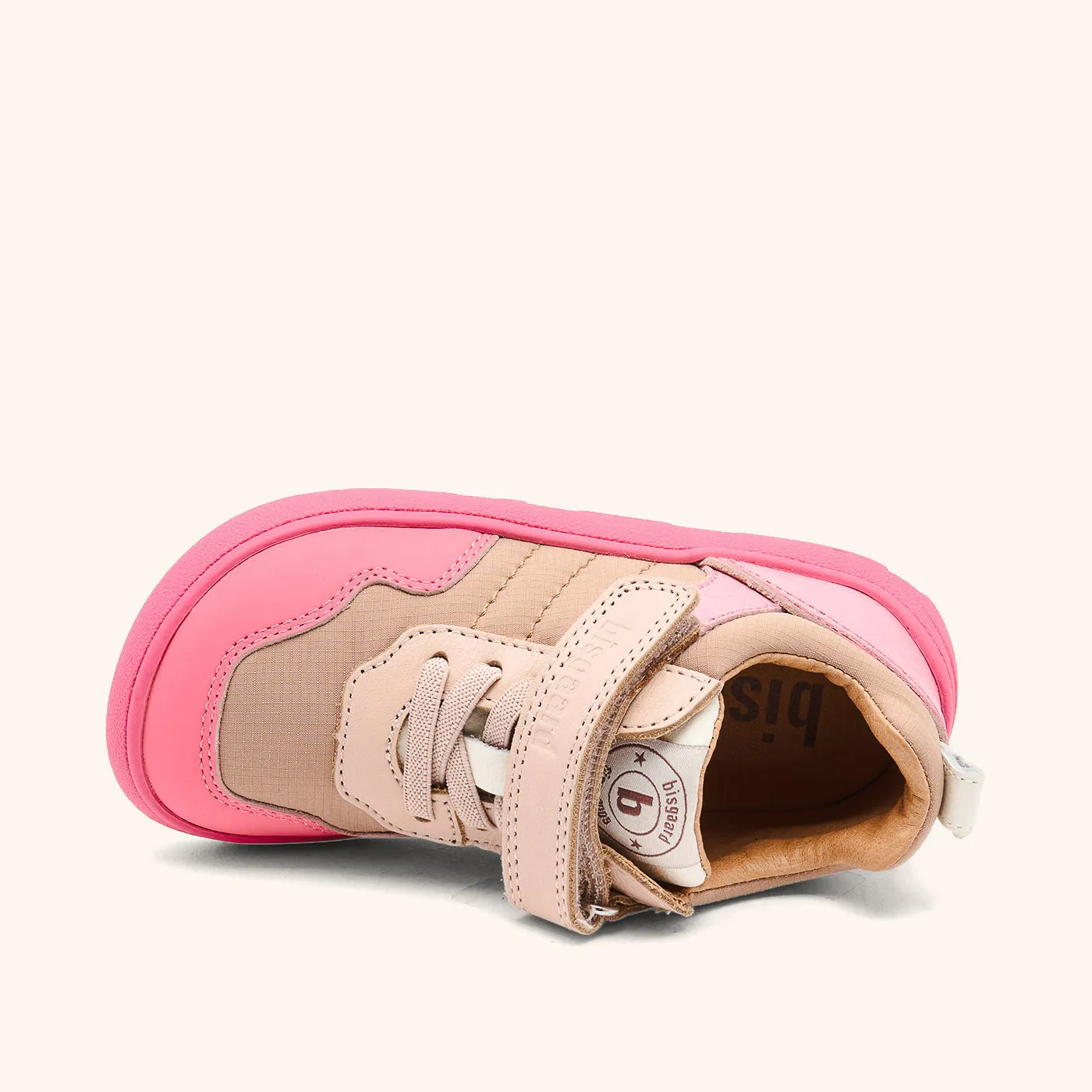 Bisgaard Barefoot Baloo Pink barfodssneaker ruskind