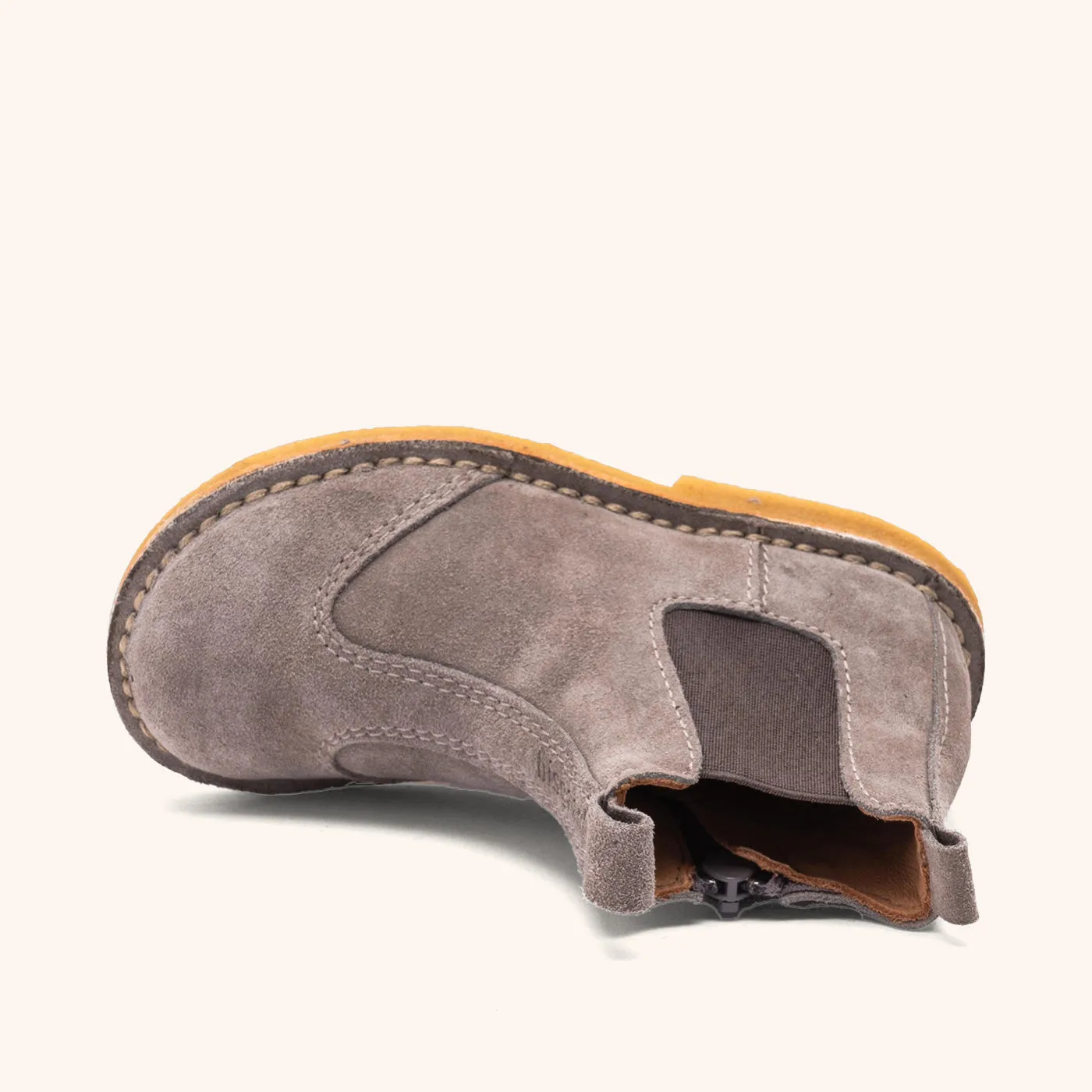 Bisgaard Nohr chelsea støvle grey crepe