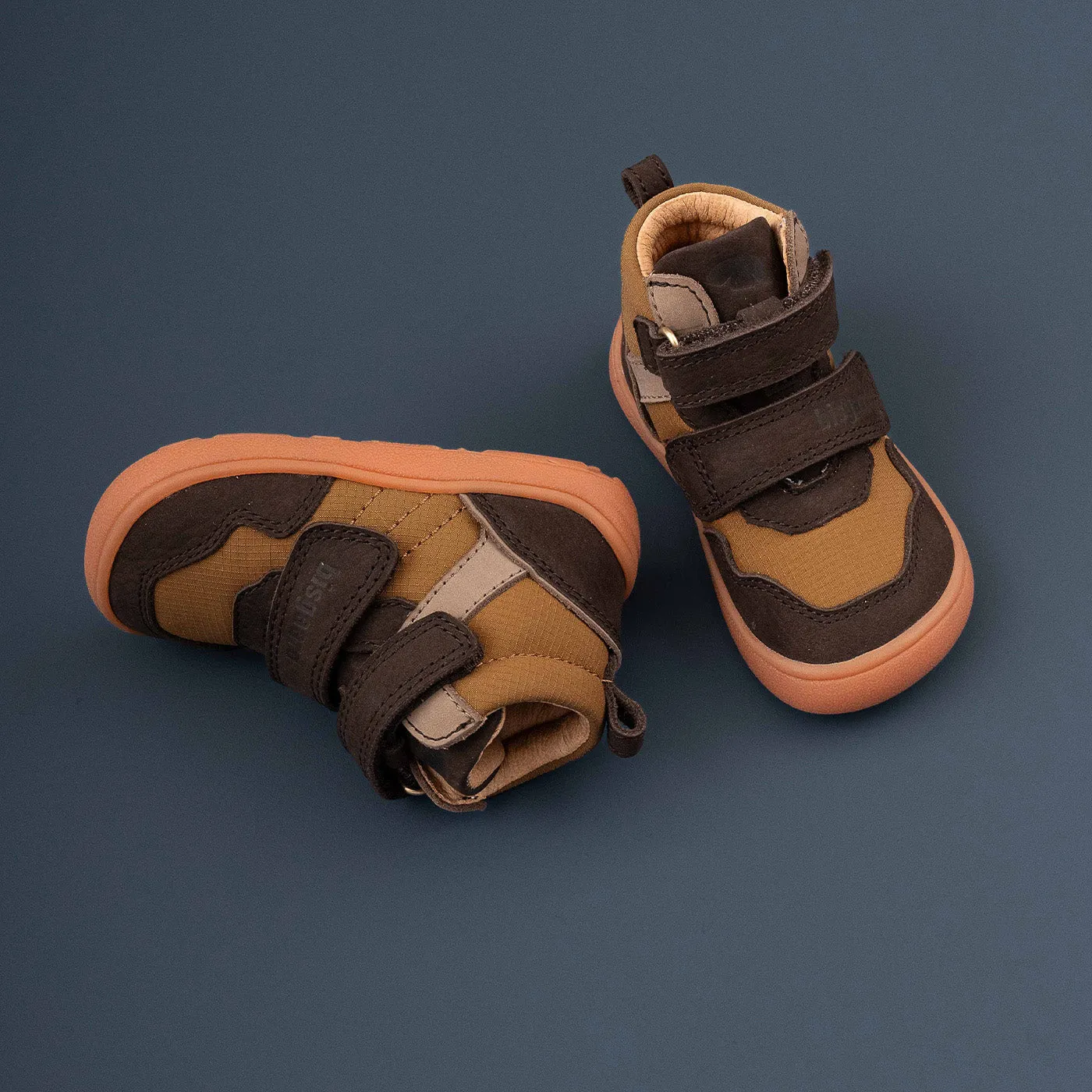 Bisgaard Becky barfodssko dark brown læder