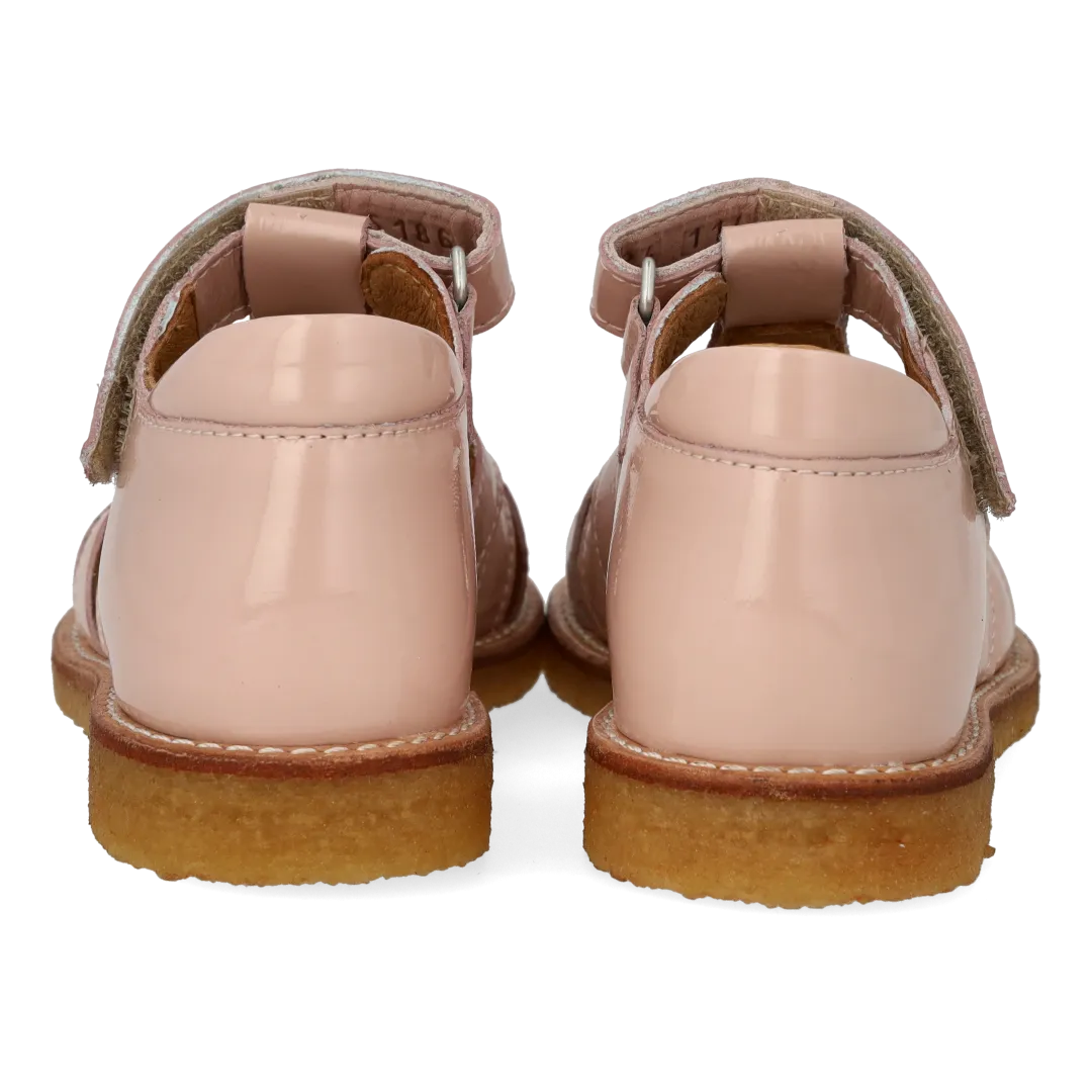 Angulus Hjertesandal børnesandal med velcro læder