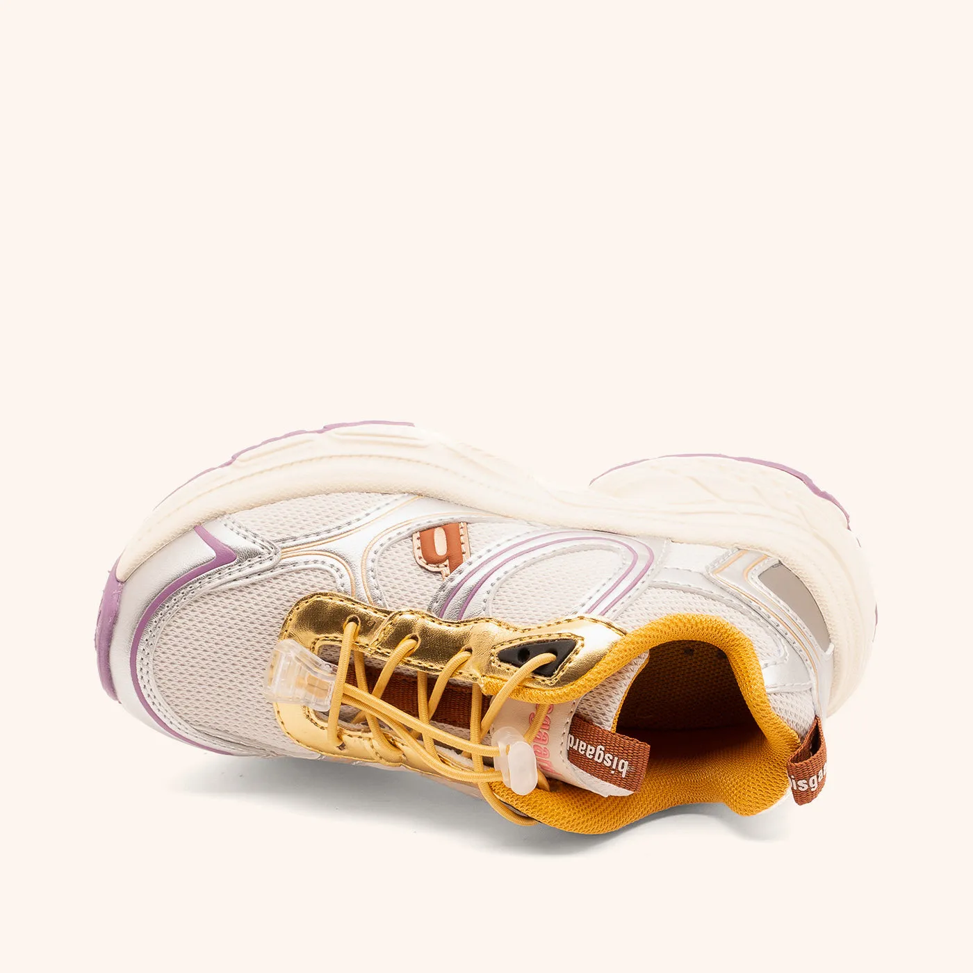 Bisgaard Hamilton sneaker sølv tekstil