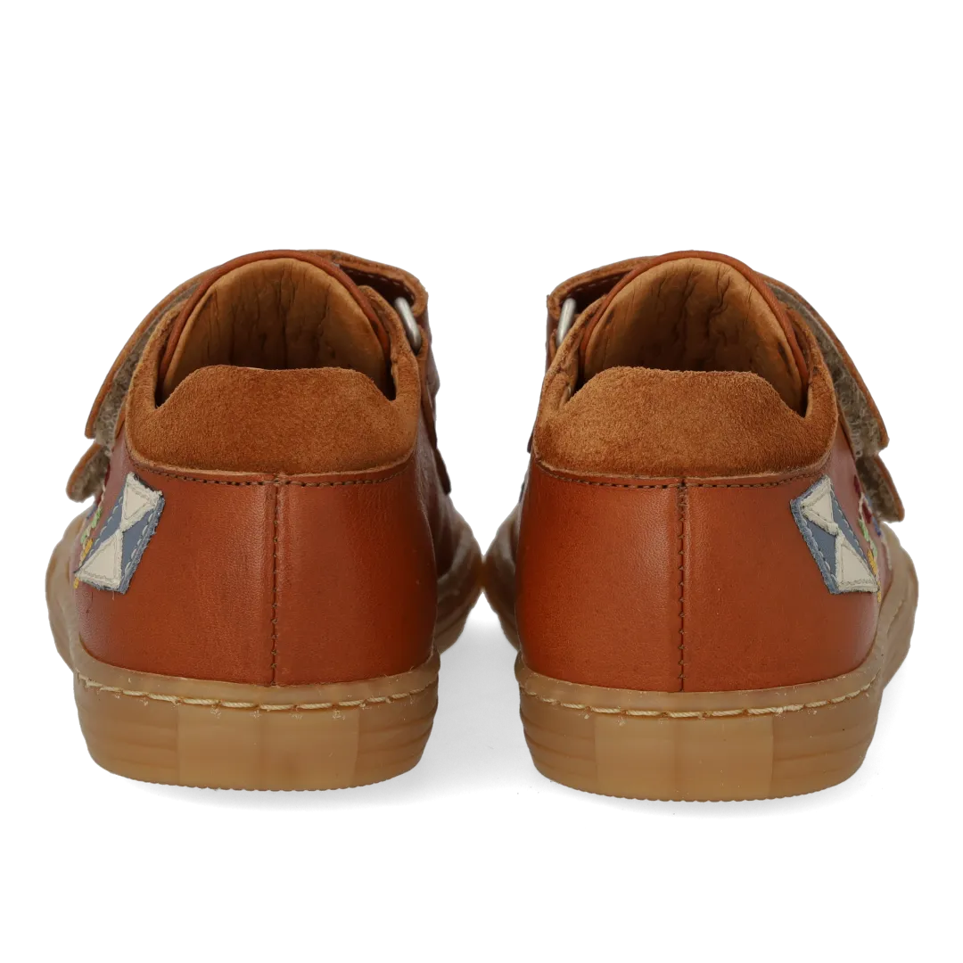 Angulus Sneaker med drage begyndersko velcro