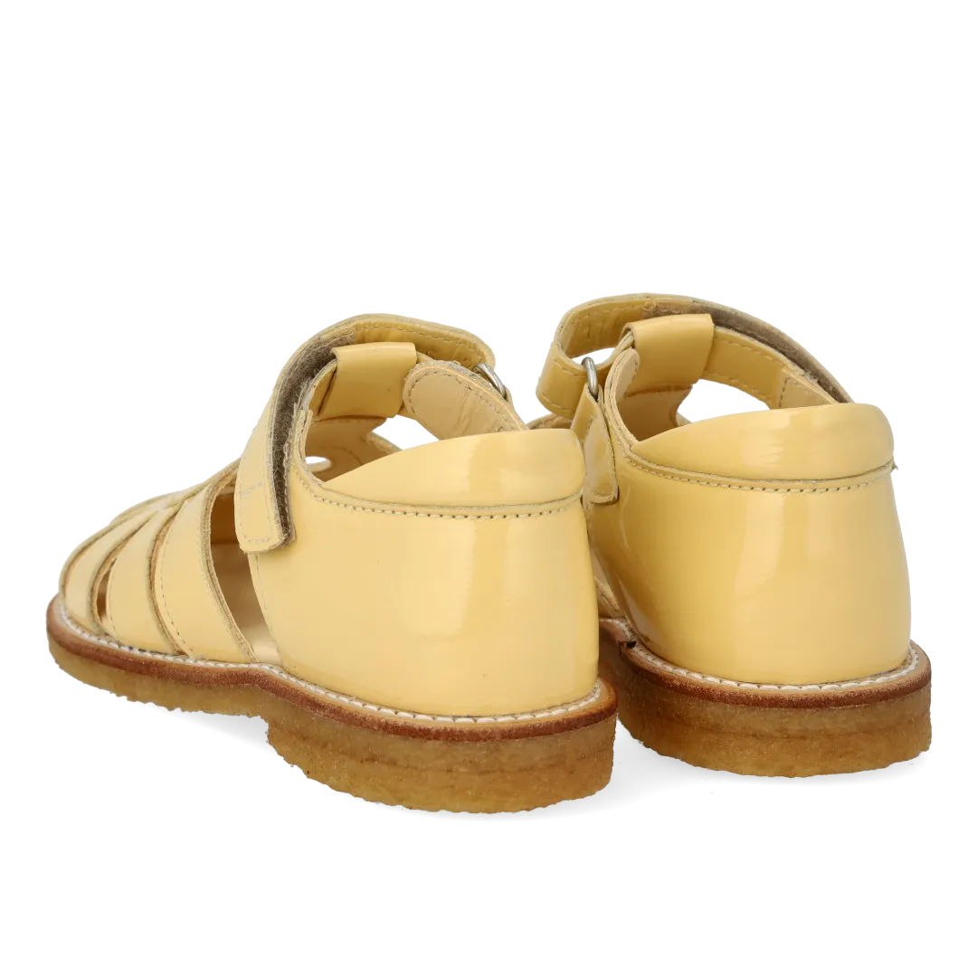 Angulus Hjertesandal velcro børn læder