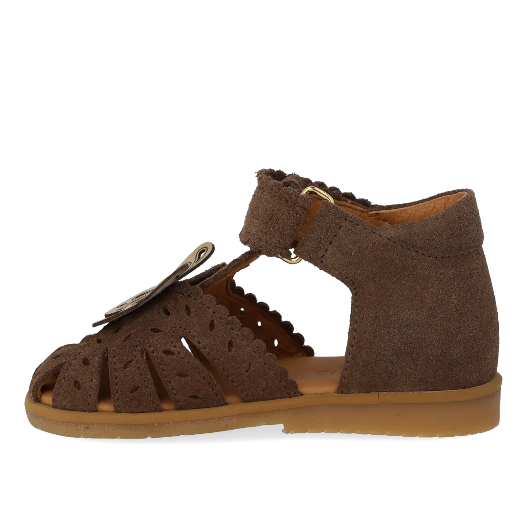 Angulus Sommerfugl sandal børnesandal ruskind str 20-25