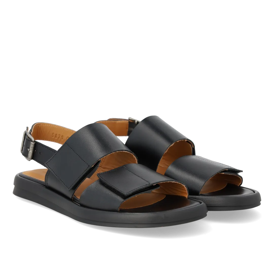 Angulus Sandal velcro lædersandal til dame