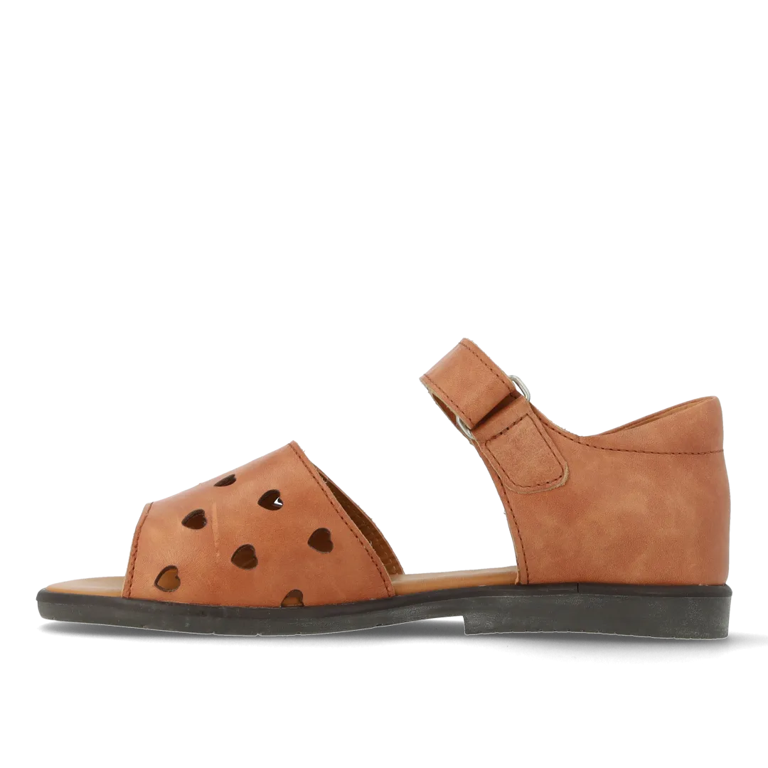 Angulus sandal børn hjertemønster åben tå