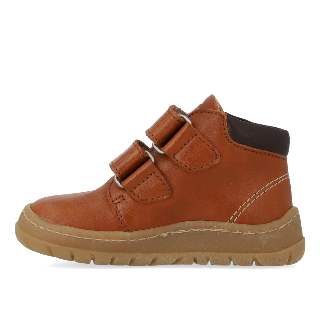 Angulus Begynder mid-cut sneaker børnesko læder rummelig