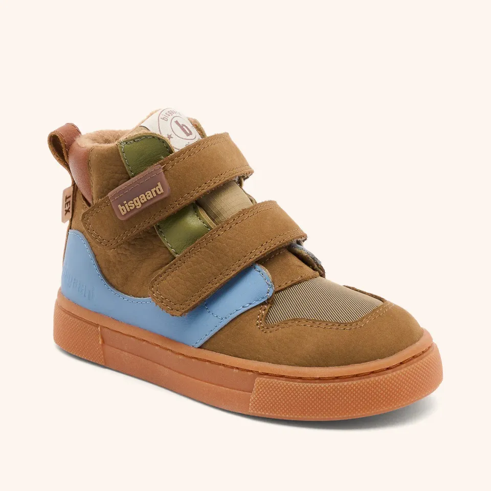 Bisgaard Roy Tex sneaker khaki vandtæt med uld