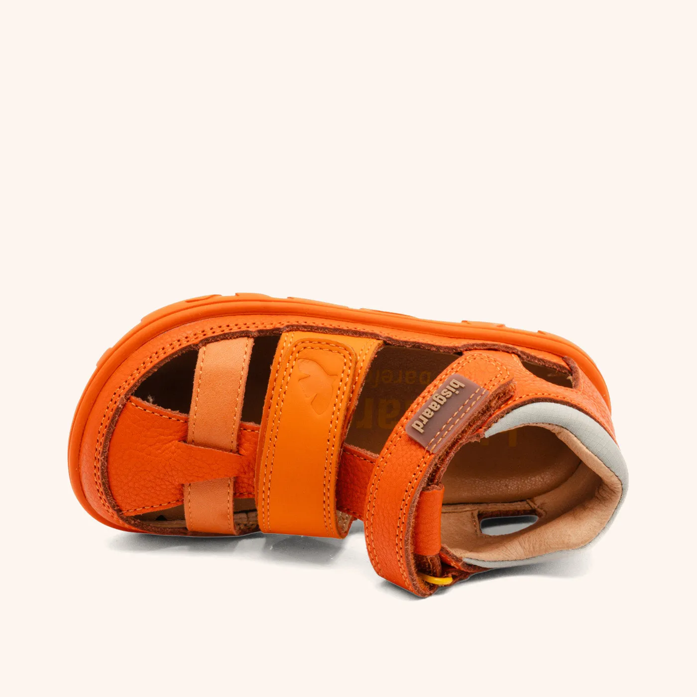 Bisgaard Vic barfodssandal orange læder