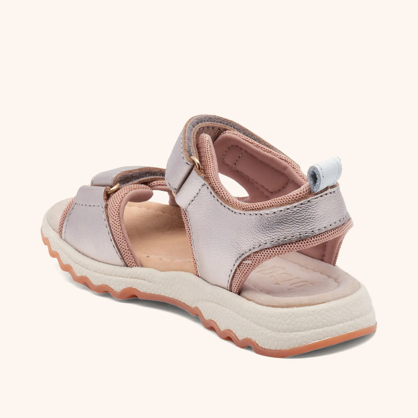Bisgaard Coco sandaler rose gold læder