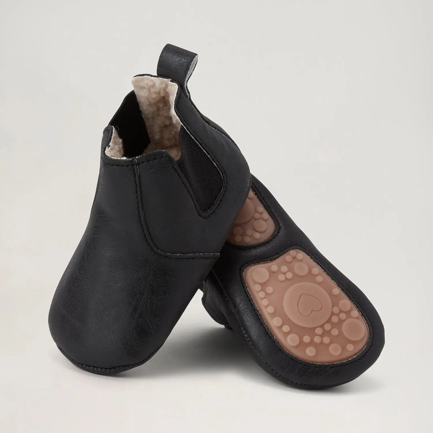 BabyMocs Little Wonderland barfodsstøvle brun foret