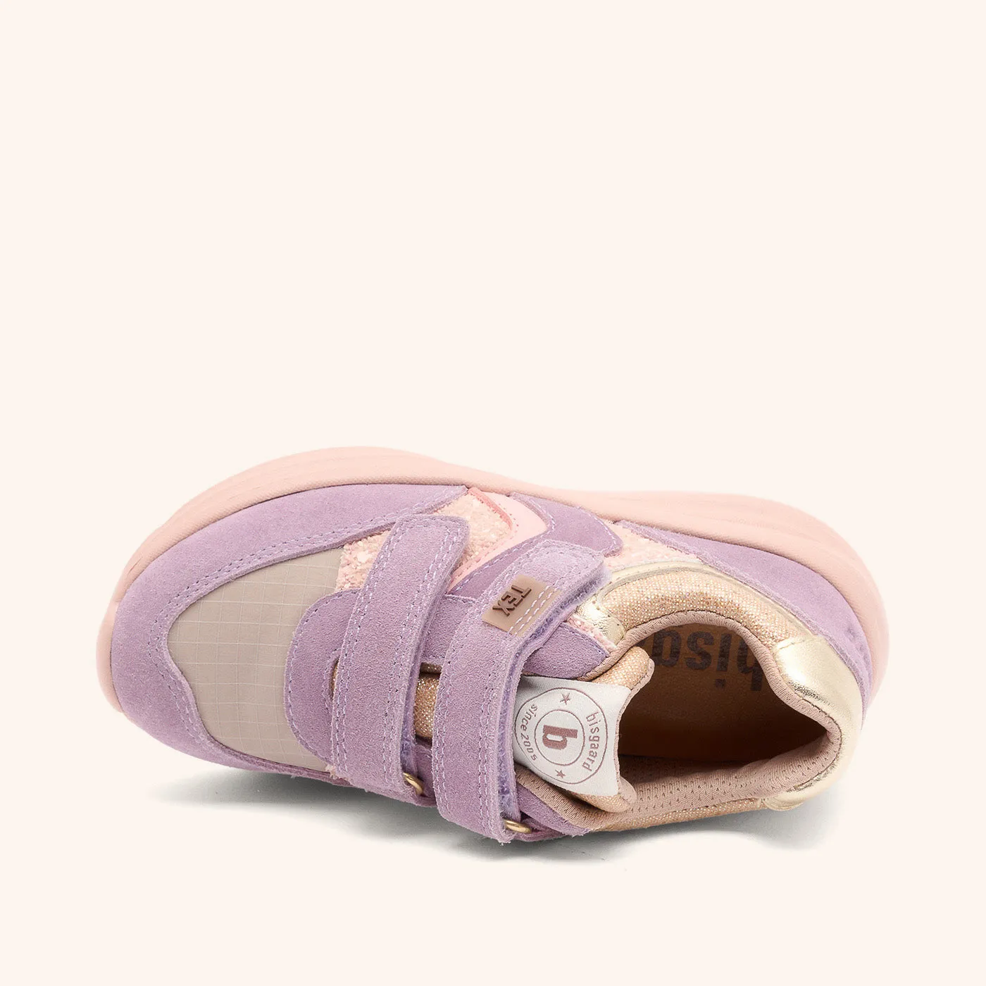 Bisgaard Yuki Tex sneaker glitter plum vandtæt