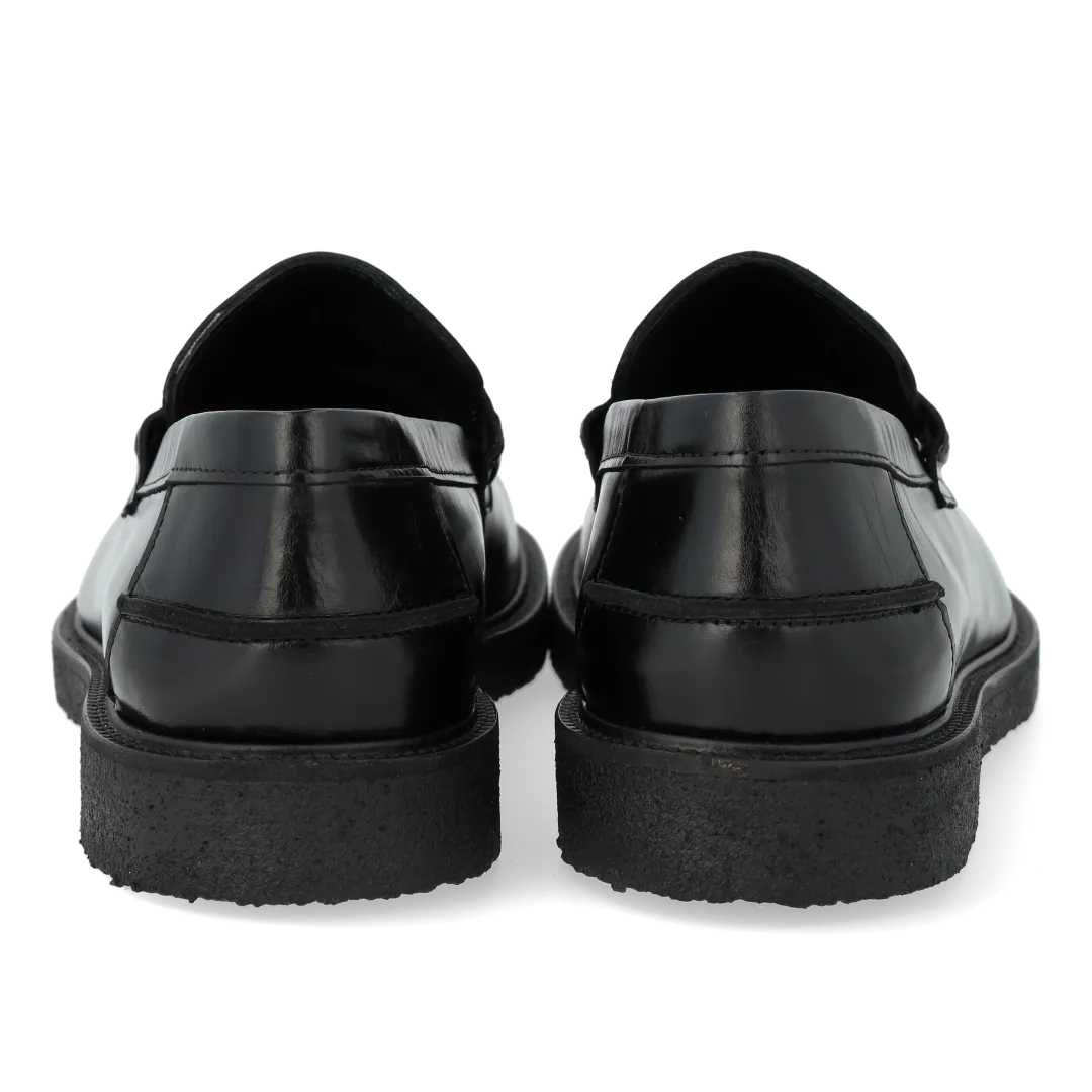 Angulus Loafer Penny dameloafer læder bred pasform