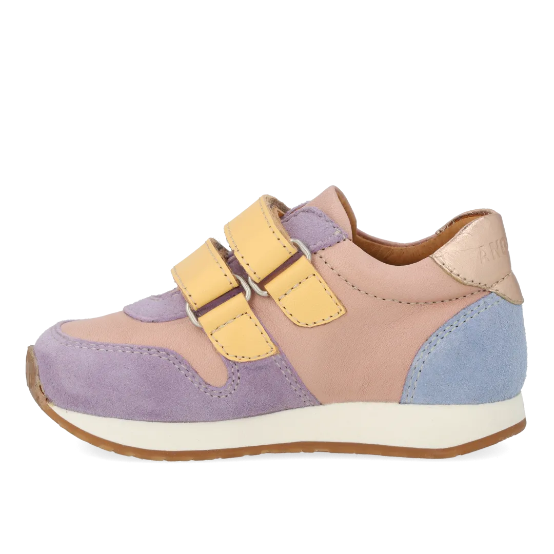 Angulus Sporty sneaker børnesko med velcro læder