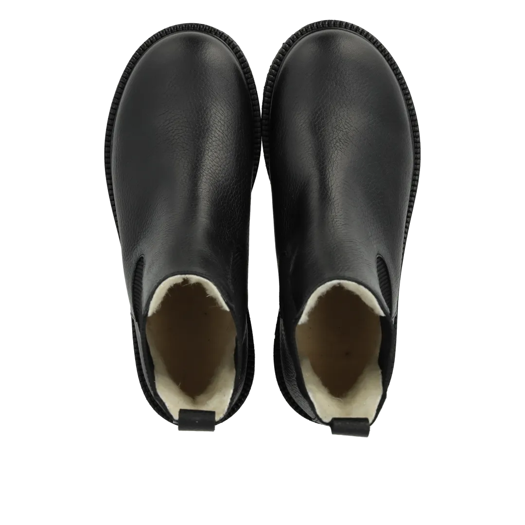 Angulus Chelsea TEX-støvle dame merino sort